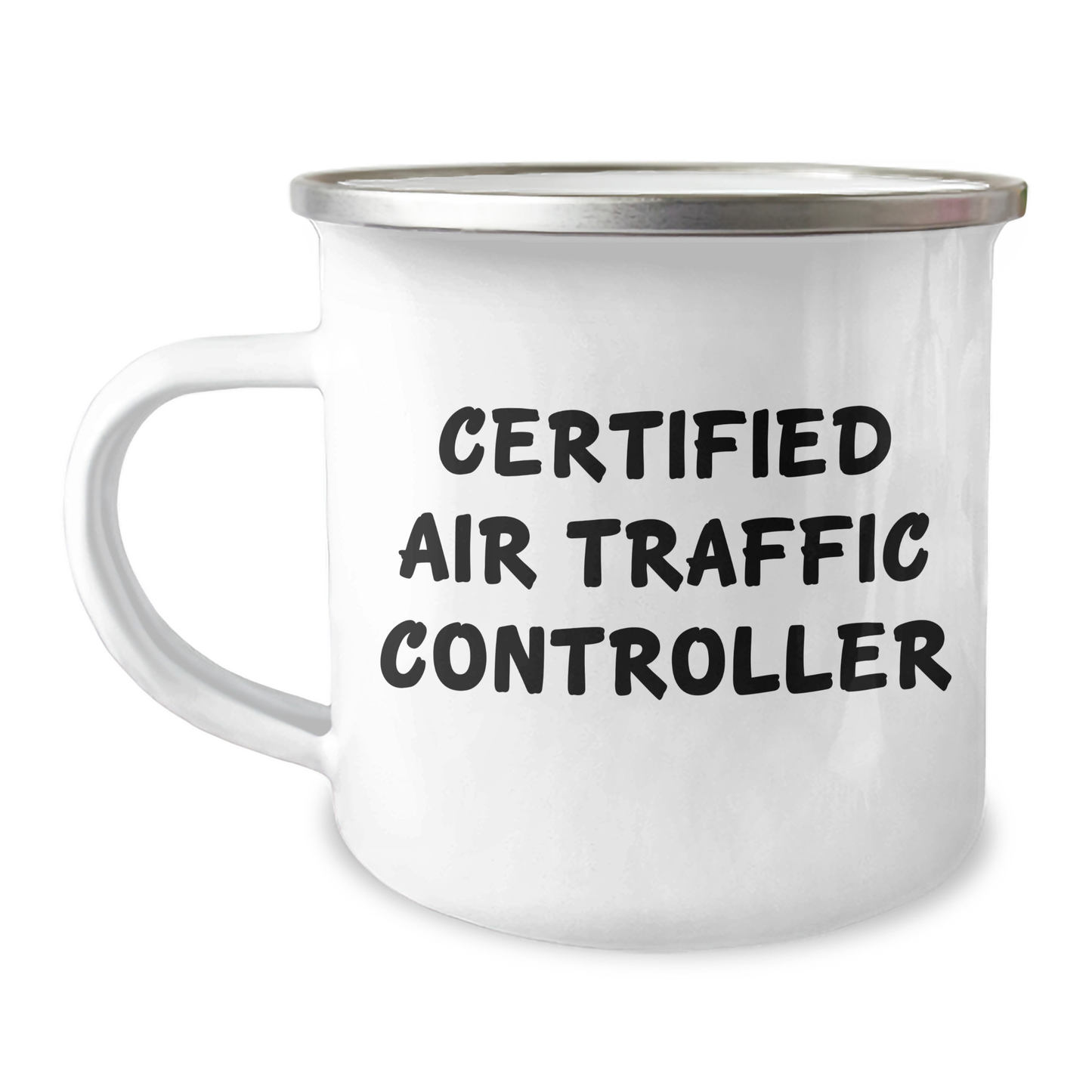 Air Traffic Controller Gifts from Friends, Certified Funny Air Traffic Controller Quote, Camping Mug for Graduation Unique Gifts - Image 1