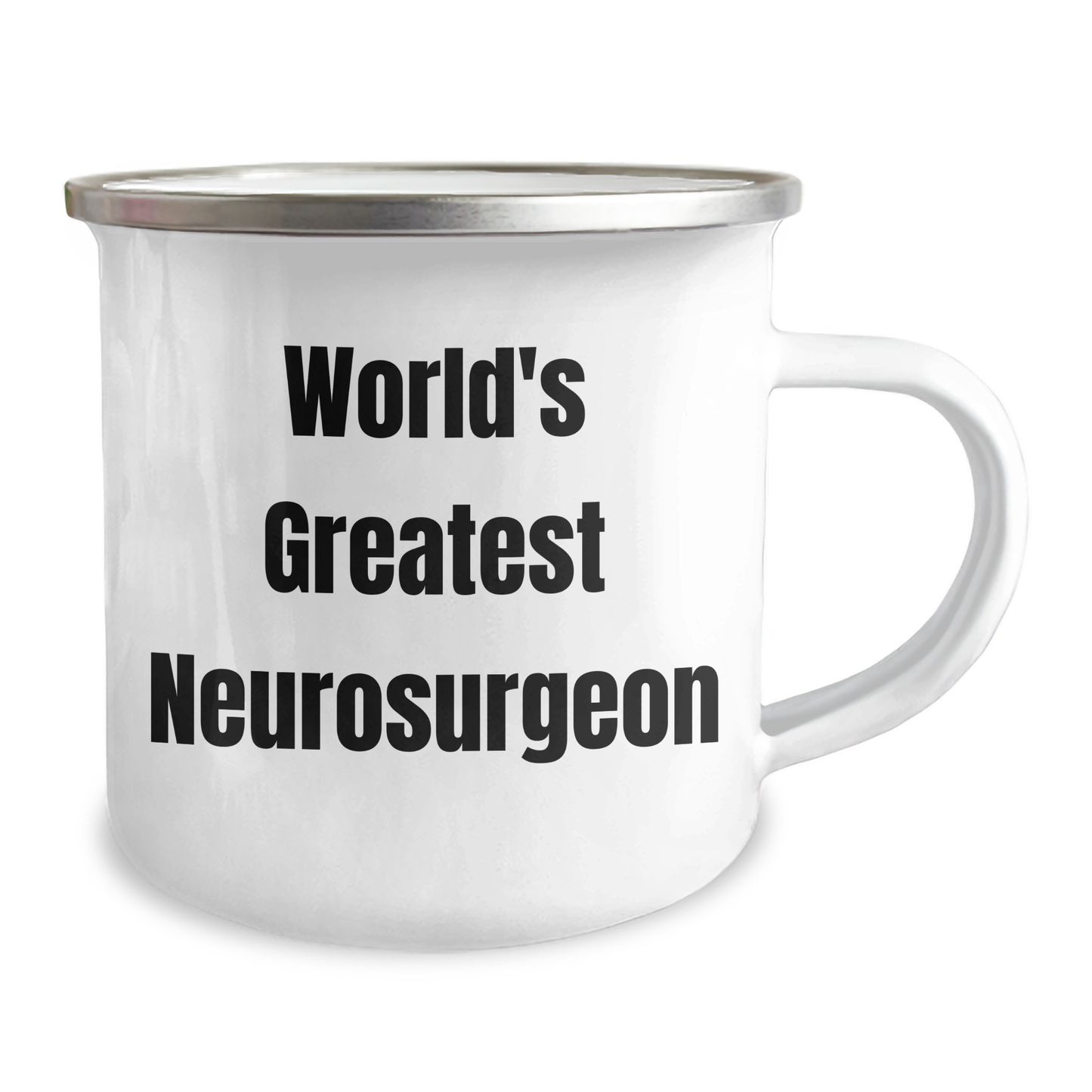 Funny World's Greatest Neurosurgeon Camping Mug, Gifts from Friends for Neurosurgeon Graduation, Unique and Humorous Mug for Men and Women - Image 2
