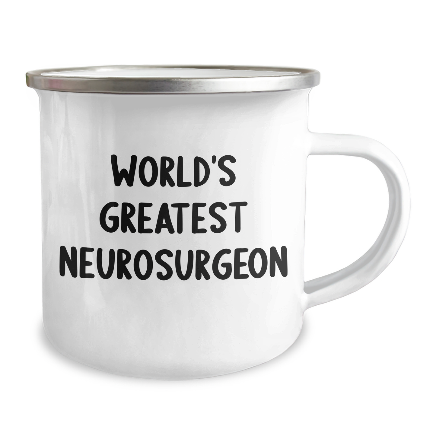 World's Greatest Neurosurgeon Funny Quote Graduation Gift for Neurosurgeon from Friends, Gifts for Men, Unique Camping Mug - Image 2