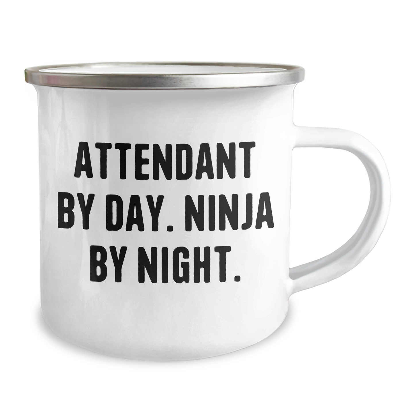 Attendant By Day Funny Gifts for Men Camping Mug from Friends - Unique Father's Day Present - Image 2