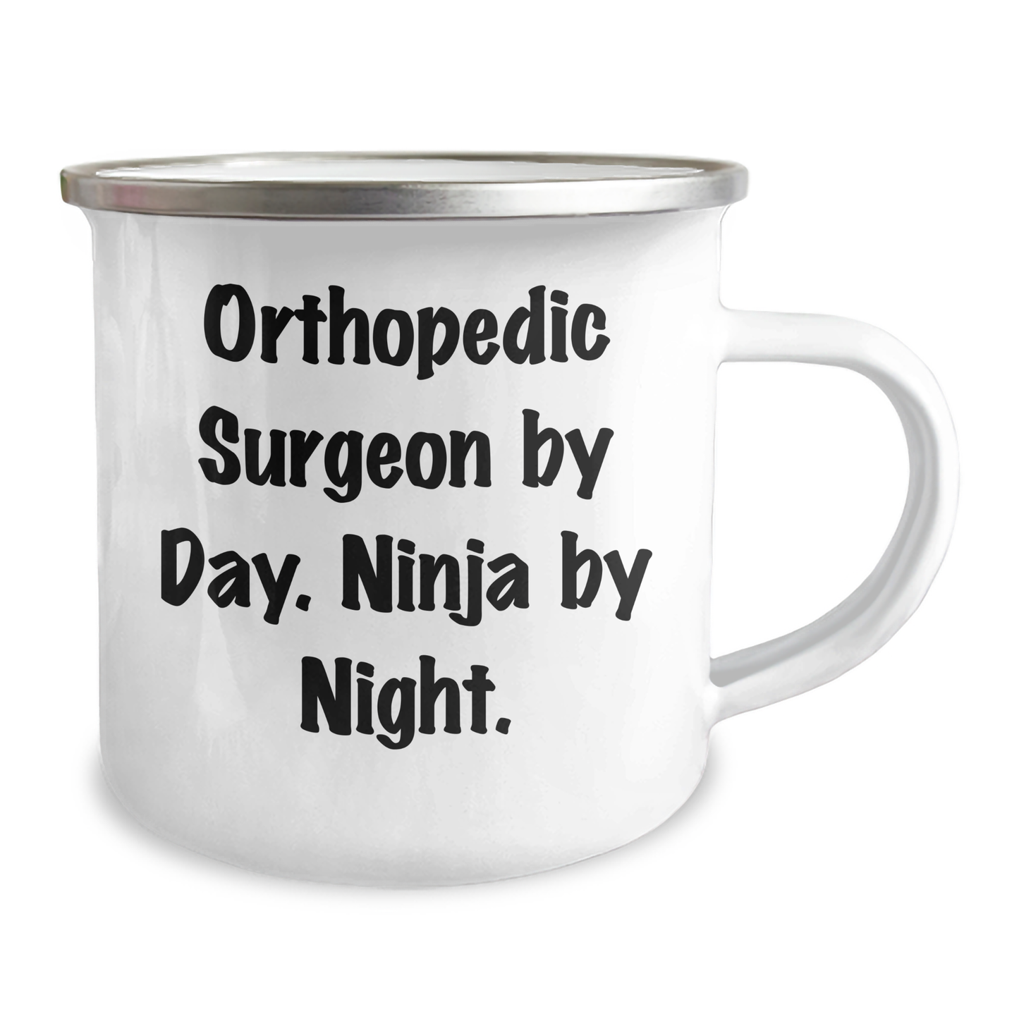 Orthopedic Surgeon Gifts from Men: Funny Camping Mug for Orthopedic Surgeon By Day. Ninja By Night. - Father's Day Unique Gifts - Image 2