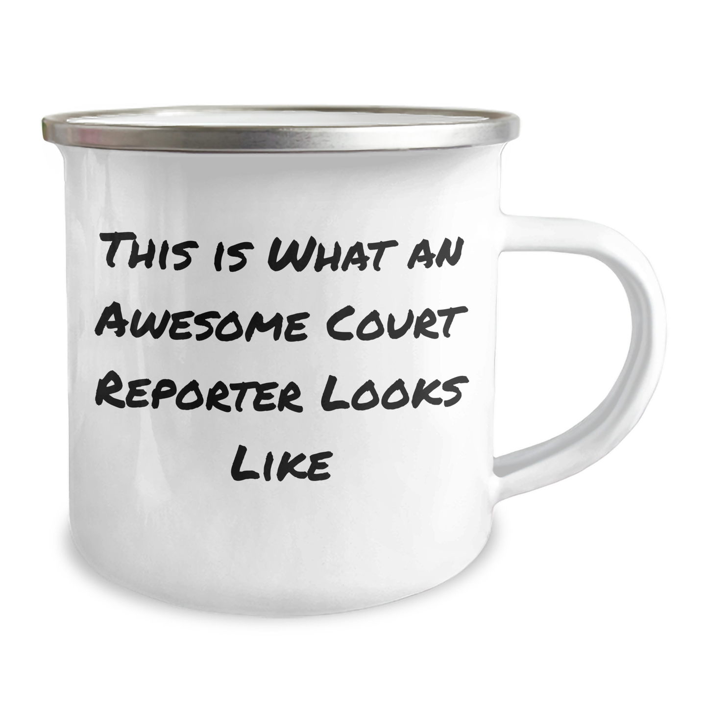 Funny Court Reporter Gifts from Family, Unique Graduation Mugs for Court Reporters, This Is What An Awesome Court Reporter Looks Like - Image 2