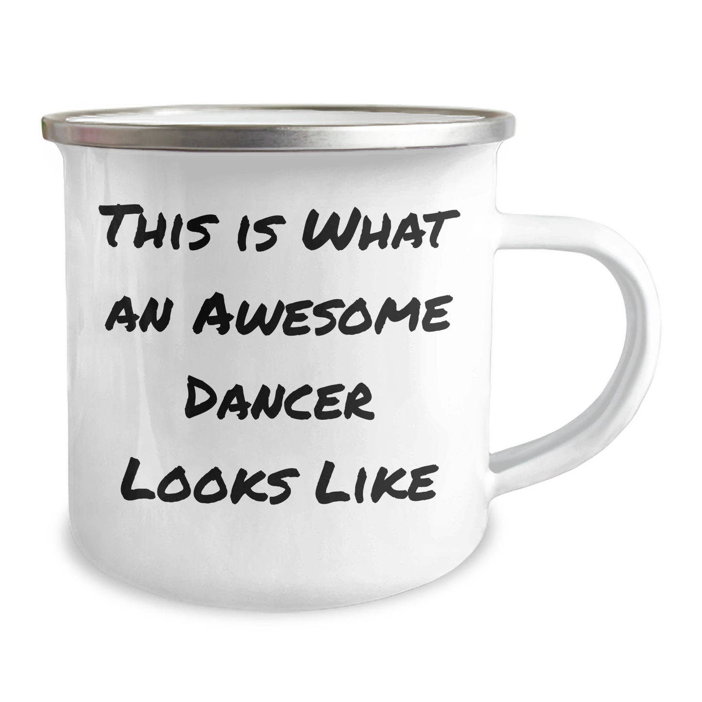 Funny Dancer Gifts from Friends, Gifts for Dancer Graduation, Camping Mug with Quote 'This Is What An Awesome Dancer Looks Like', Dancer Unique Gifts - Image 2