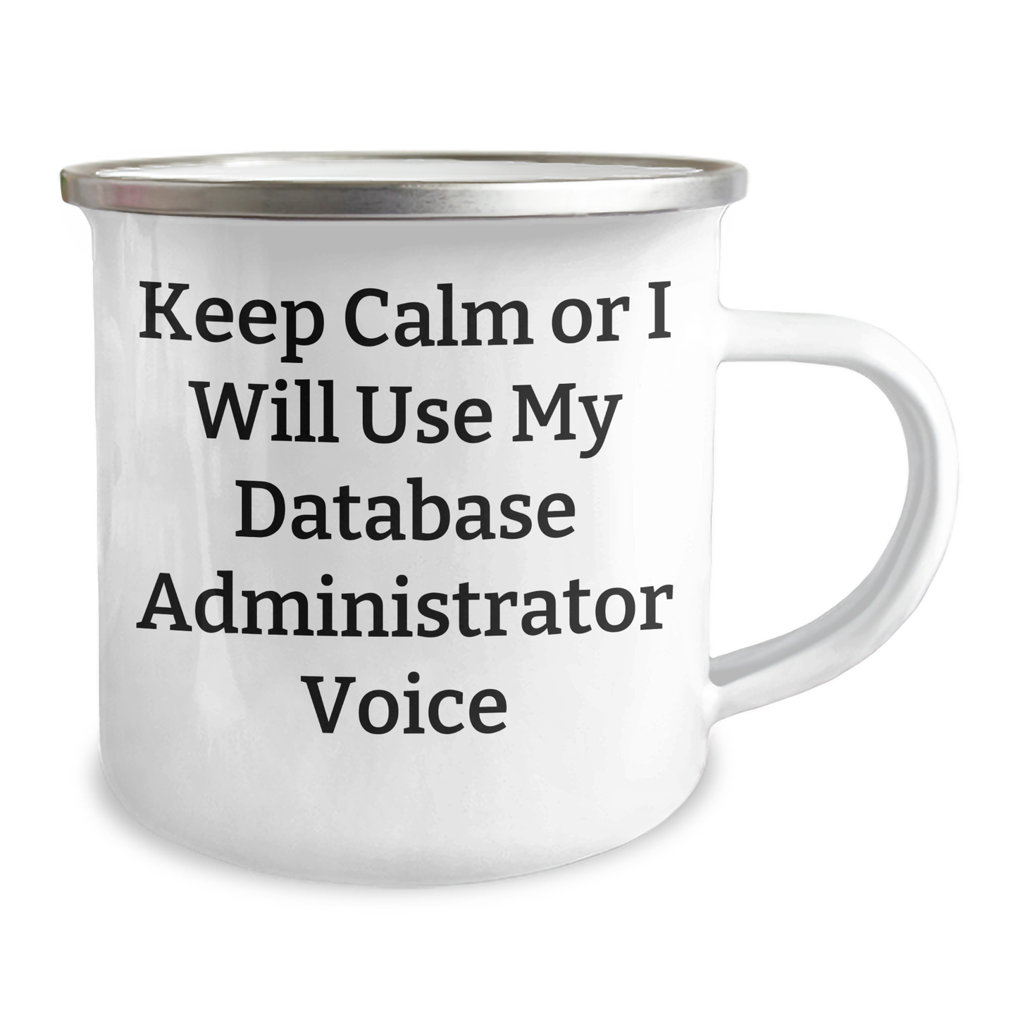 Database Administrator Humor Gifts from Friends to Keep Calm Mugs, Funny Graduation Unique Gifts for Database Administrator, Men, Women, Family - Image 2