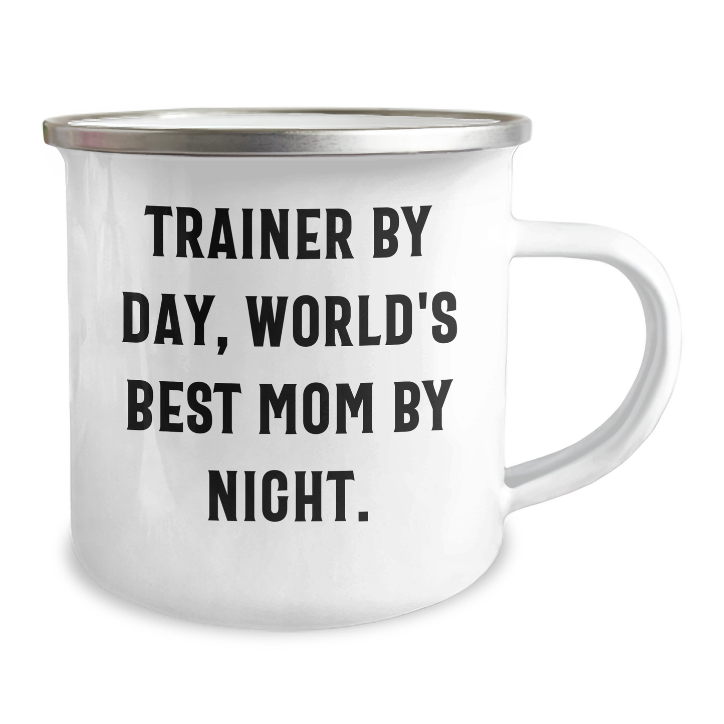 Trainer Gifts from Men, Trainer Camping Mug for World's Best Mom By Night, Funny Quote, Perfect Father's Day Unique Gifts - Image 2