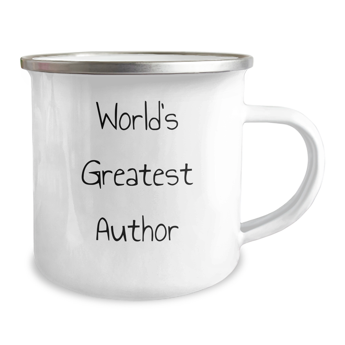 Author's Inspirational Quote Gifts from Friends to Author for Graduation with Funny World's Greatest Author Camping Mug, 12 oz - Image 2