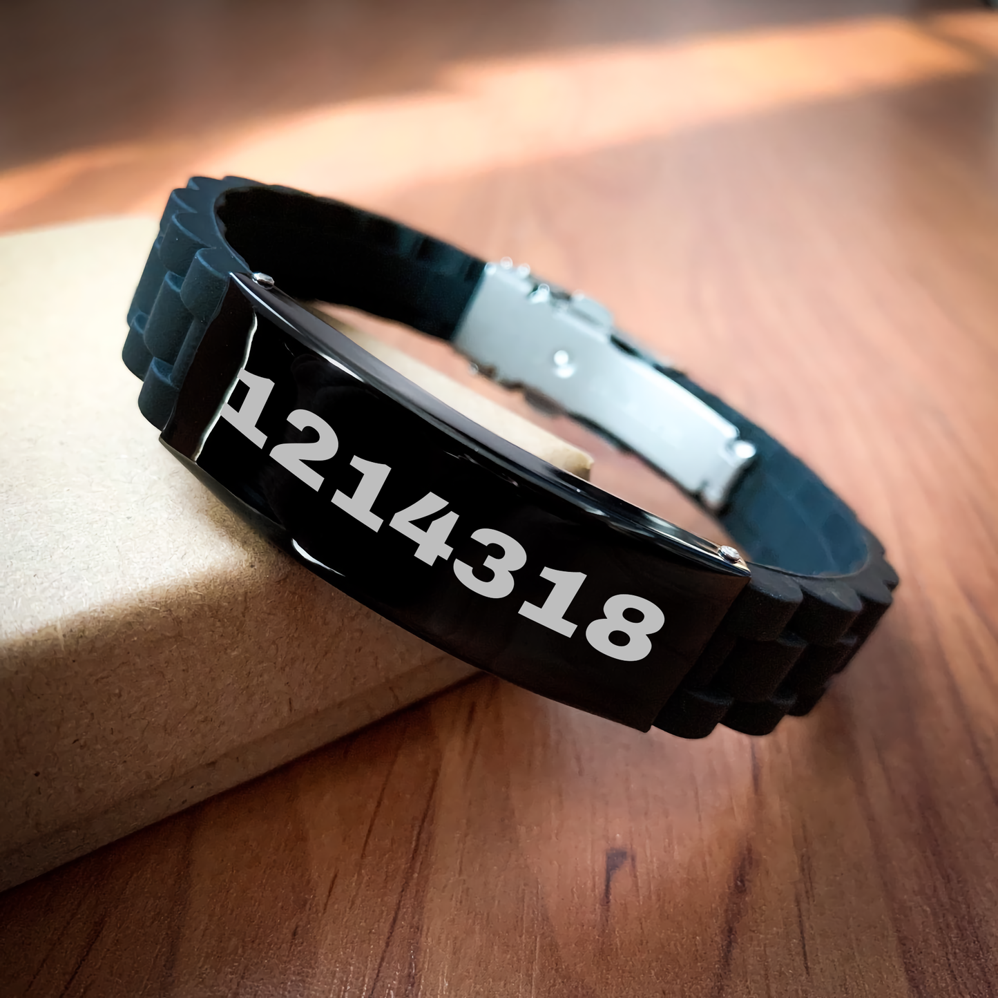 Model By Day Funny Quote Glide lock Clasp Black Stainless Steel Adjustable Gift for Model Enthusiasts Gifts from Family Friends or Coworkers - Image 2