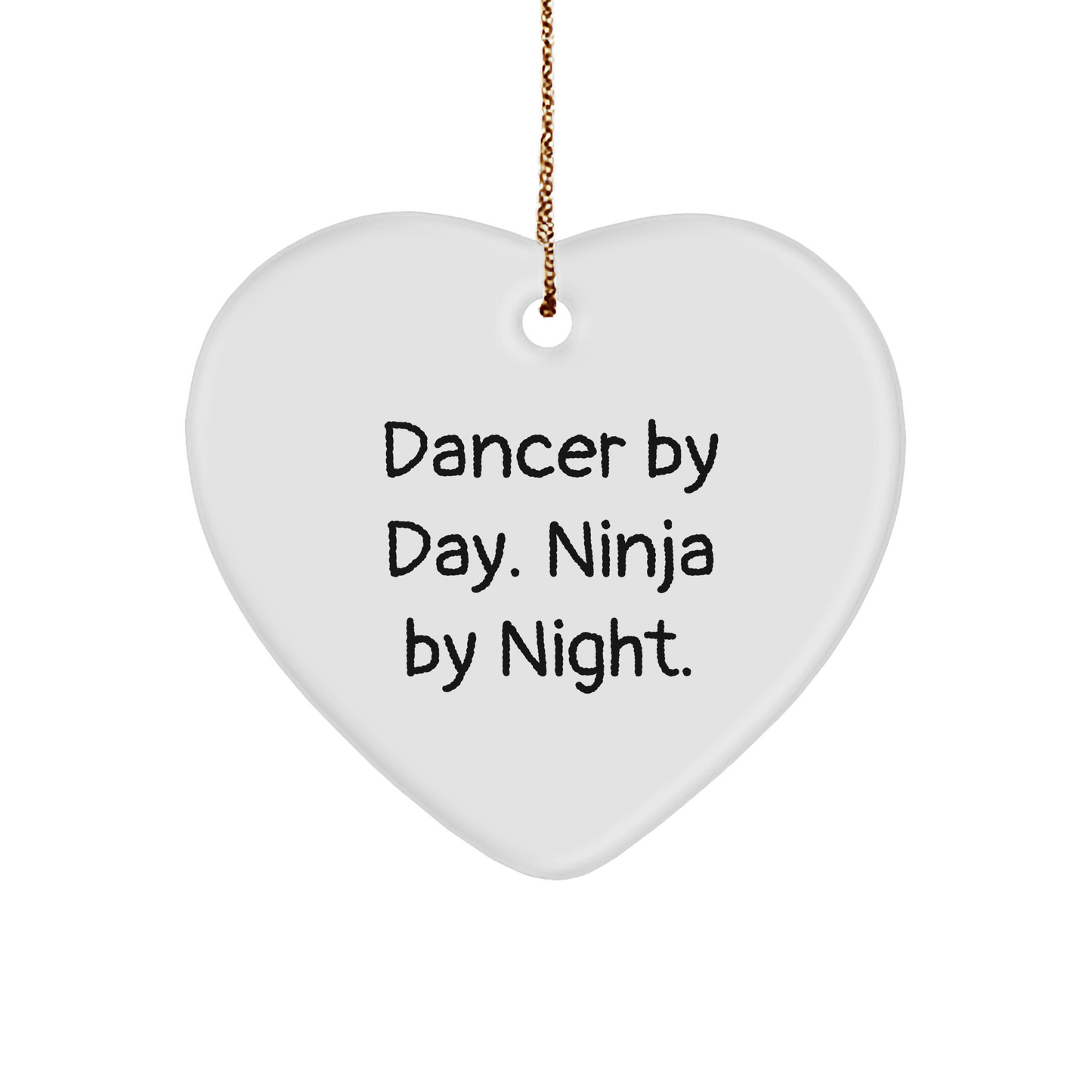Dancer's Heart Ornament, Gifts from Friends, Christmas Unique Gifts for Dancers - Image 1