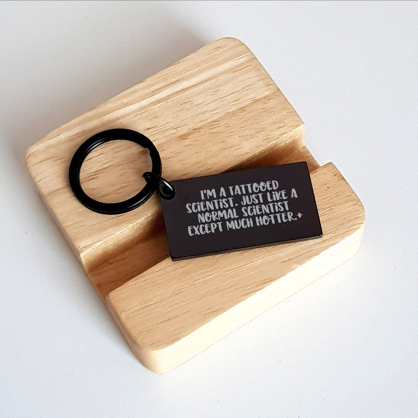 Funny Scientist Gifts for Men and Women - I'm A Tattooed Scientist Keychain, Graduation Unique Gifts from Coworkers, Family, and Friends - Image 2