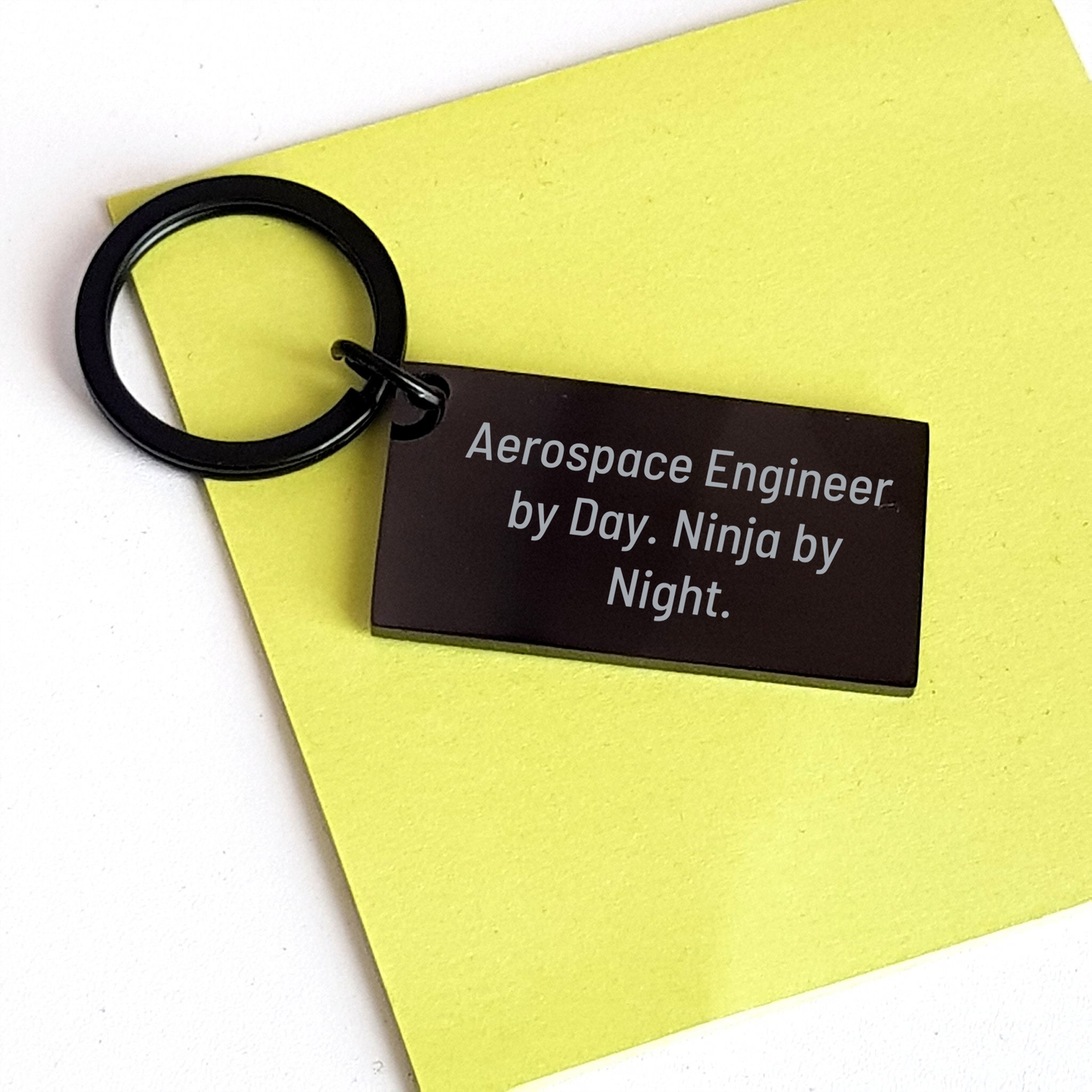 Aerospace Engineer Keychain, Funny Quote, Gifts from Men to Aerospace Engineer, Father's Day Unique Gifts - Image 3