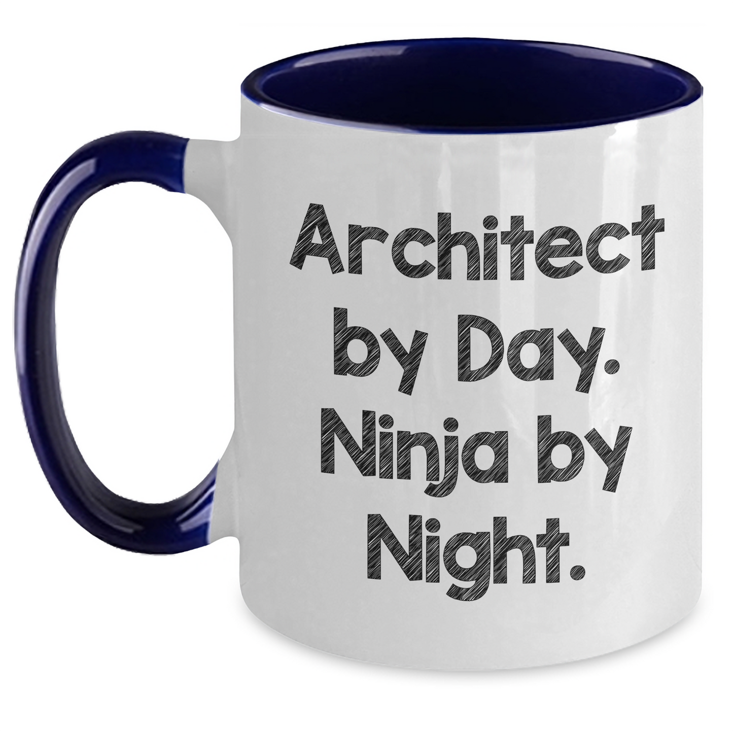 Architect Gifts, Funny Quote, Two Tone Coffee Mug, Father's Day Unique Gifts from Men to Men - Main