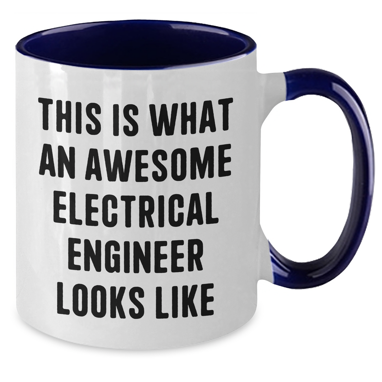 Funny Electrical Engineer Gifts for Men, Women, Friends, and Coworkers - Two Tone Coffee Mug, This Is What An Awesome Electrical Engineer Looks Like, Graduation Unique Gifts from Family - Additional