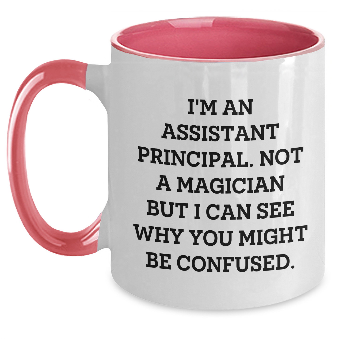 Funny Assistant Principal Gifts from Men to Assistant Principals - Unique Two Tone Coffee Mugs for Father's Day - Main