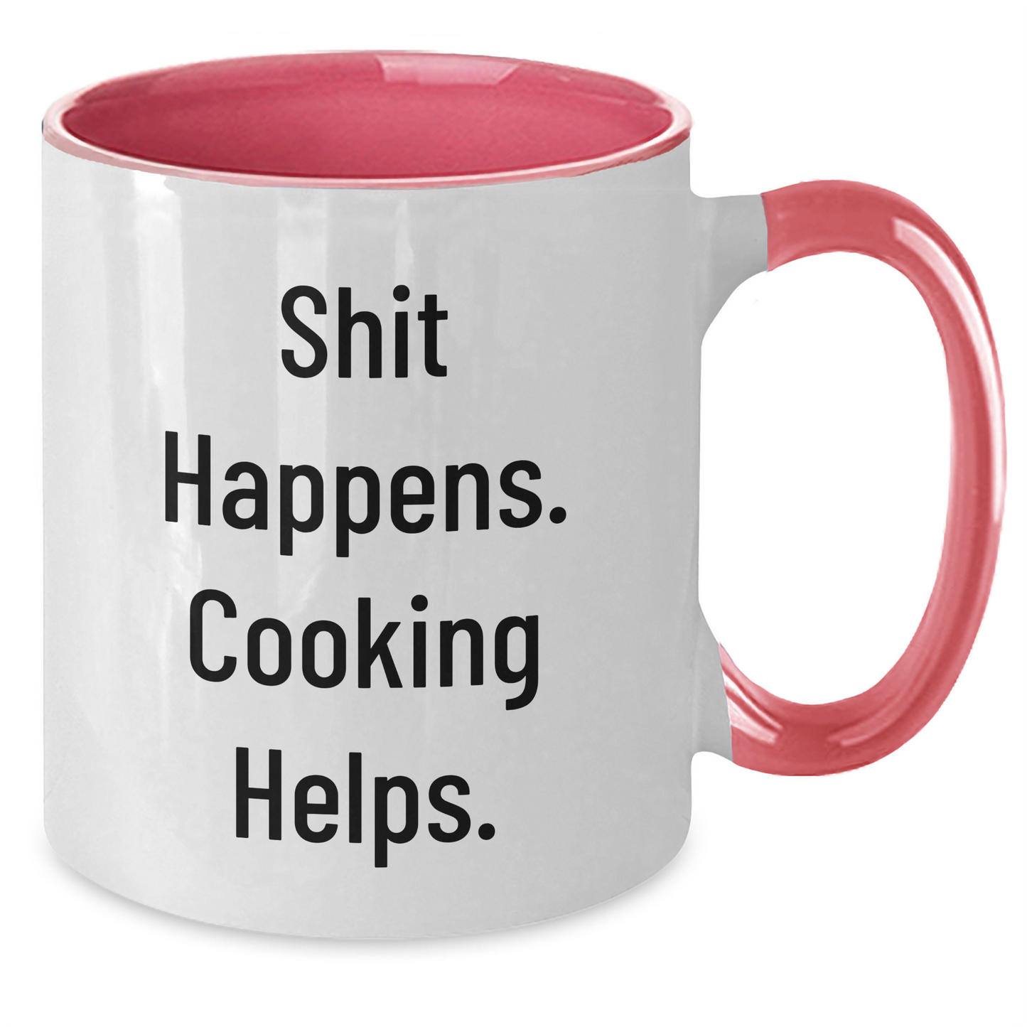 Funny Cooking Quote Two Tone Coffee Mugs for Men Gifts from Family, Friends, Coworkers, Unique Father's Day Cooking Helps - Additional