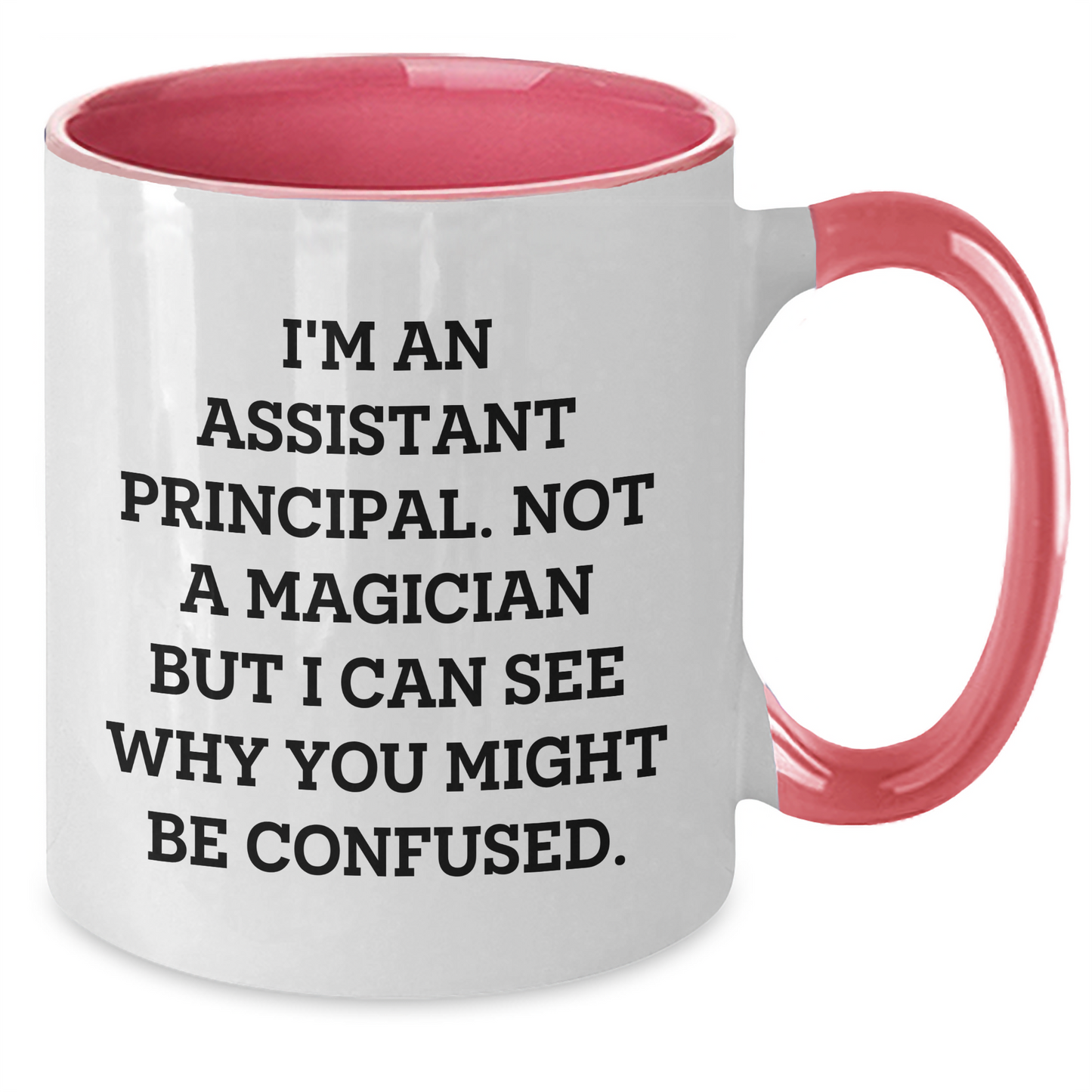 Funny Assistant Principal Gifts from Men to Assistant Principals - Unique Two Tone Coffee Mugs for Father's Day - Additional
