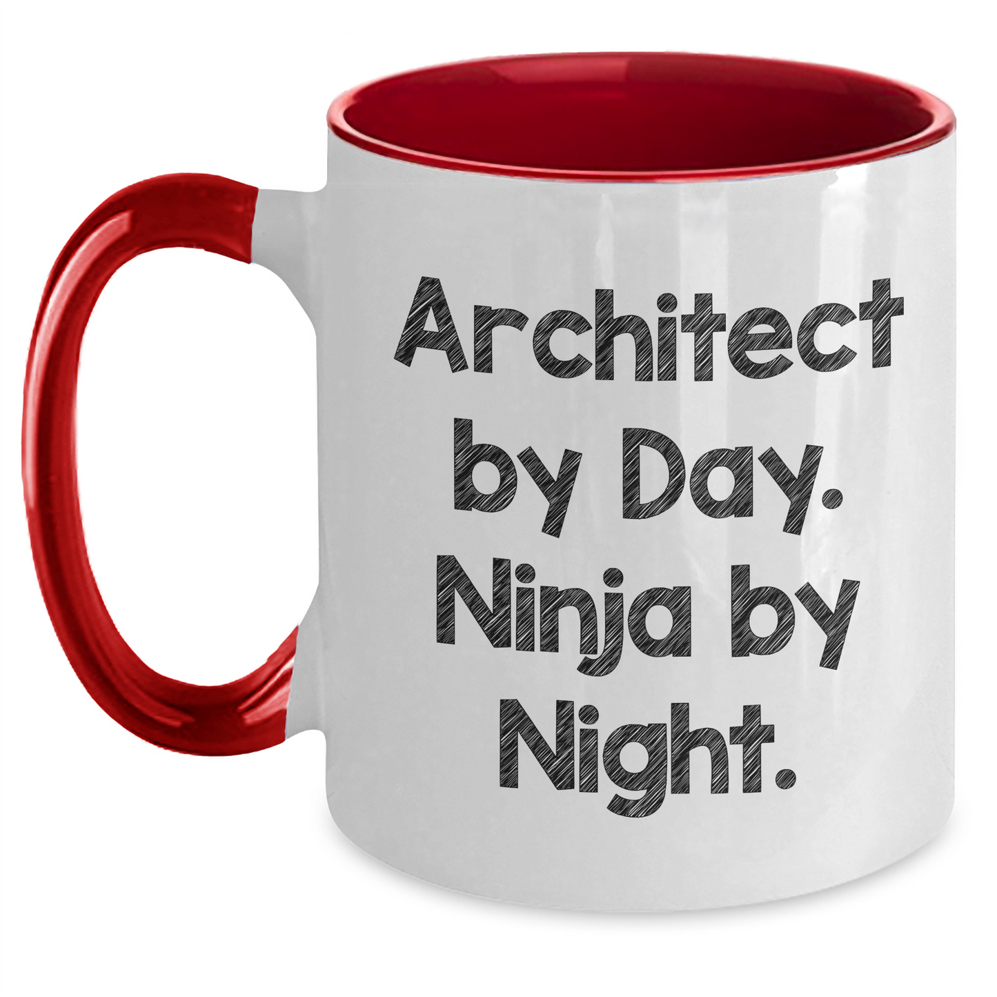 Architect Gifts, Funny Quote, Two Tone Coffee Mug, Father's Day Unique Gifts from Men to Men - Main