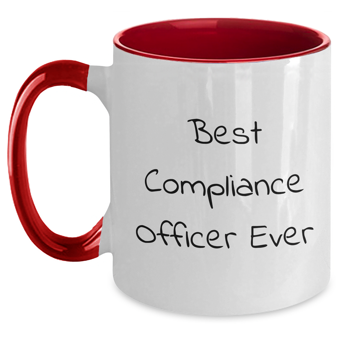 Compliance Officer Gifts, Funny Quote, Two Tone Coffee Mug, Best Ever Graduation Unique Gifts from Friends, Gifts for Compliance Officer - Main