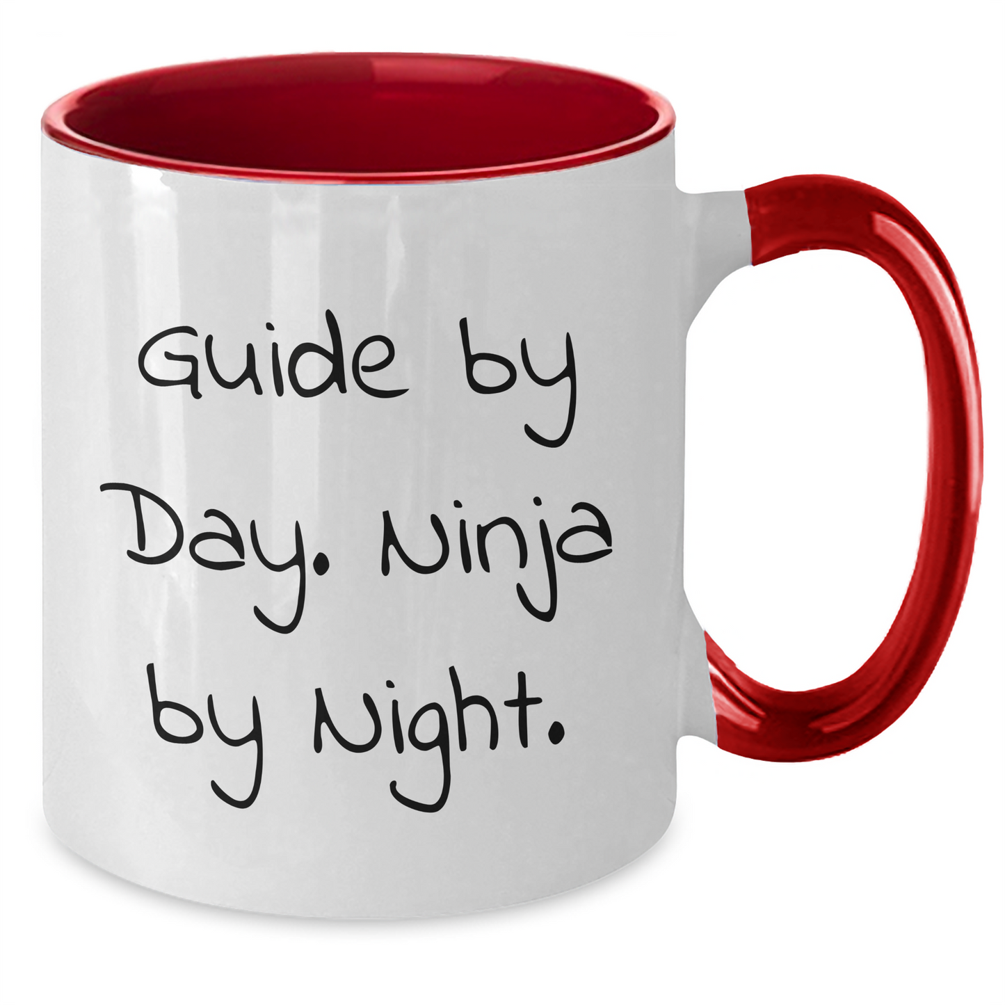 Gifts from Men to Guide Enthusiasts - Funny Ninja Guide by Day Coffee Mug, Perfect for Father's Day - Additional