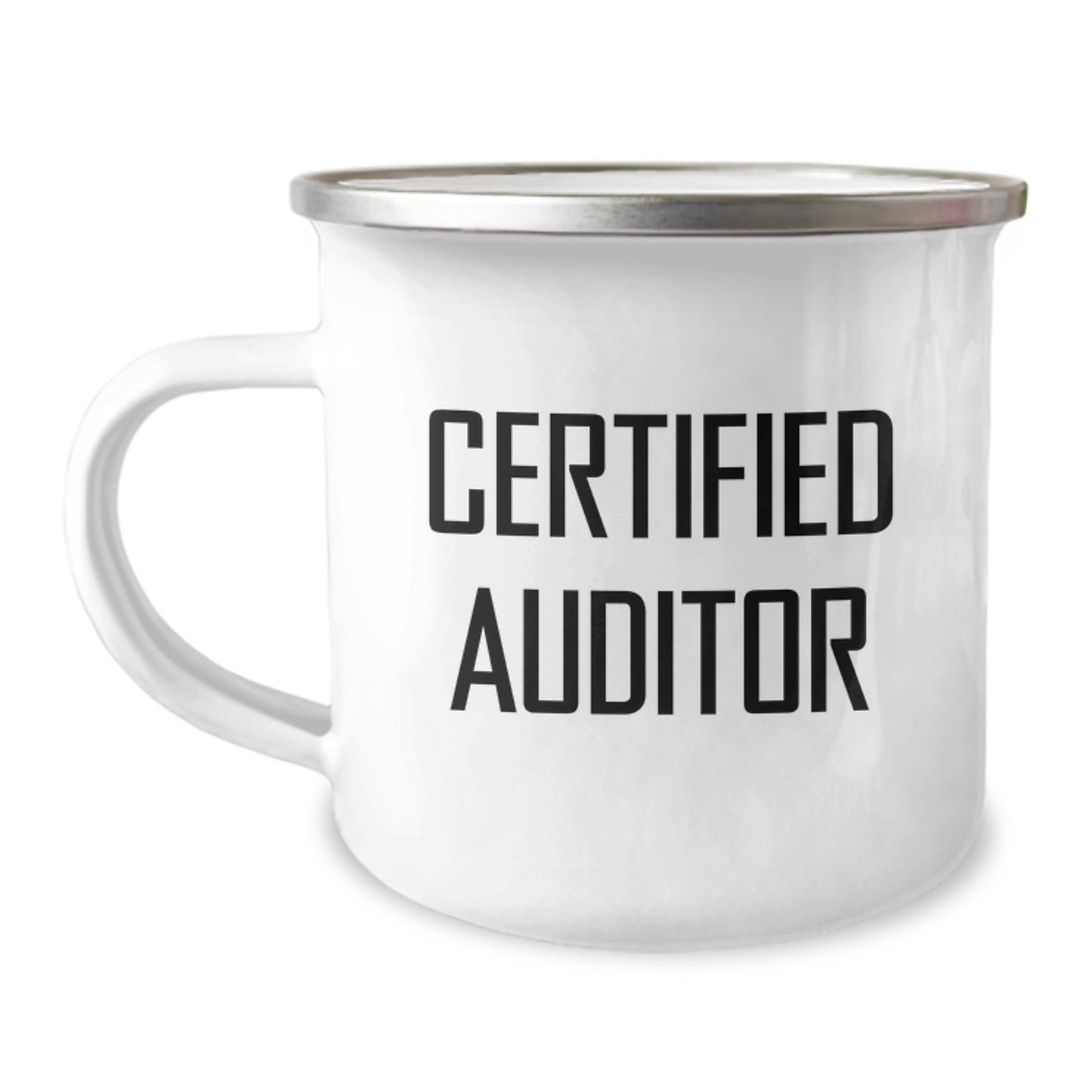 Funny Auditor Gifts for Men, Women, or Friends - 'I'm not an Auditor, I just play one on TV' Camping Mug for Birthday Celebration - Image 1