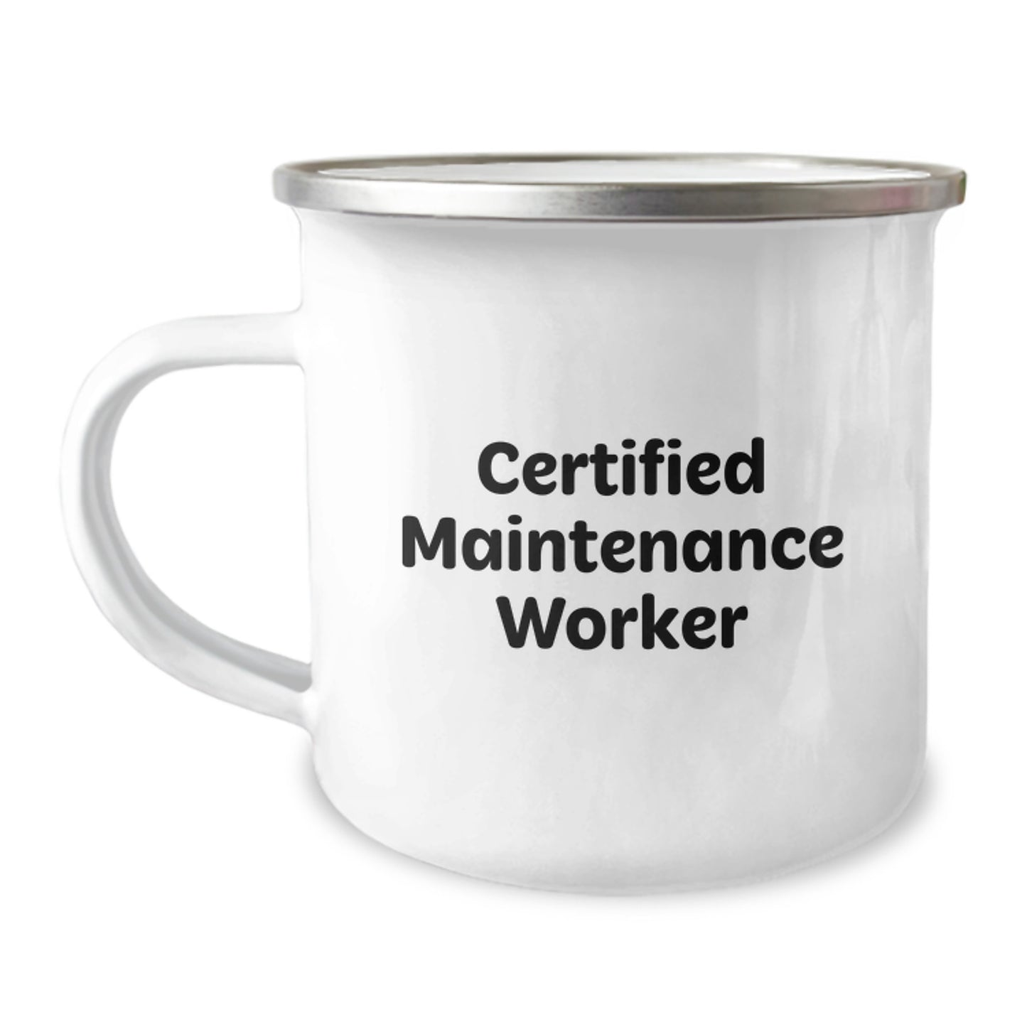 Funny Maintenance Worker Gifts from Friends - Birthday Unique Gifts for Certified Maintenance Worker Camping Mug - Image 1
