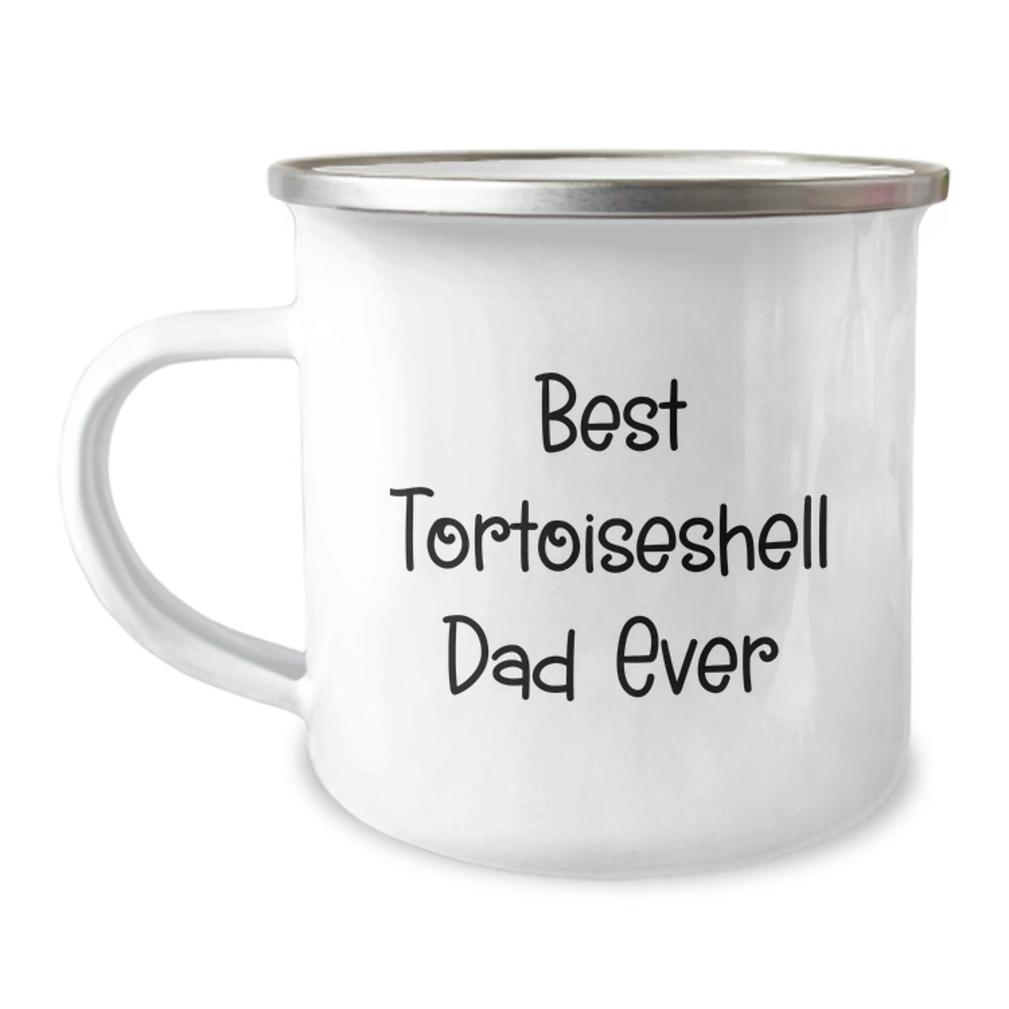 Funny Tortoiseshell Cat Gifts for Dad, Best Tortoiseshell Dad Ever Camping Mug, Unique Birthday Unique Gifts from Men to Family, Friends, and Coworkers - Image 1