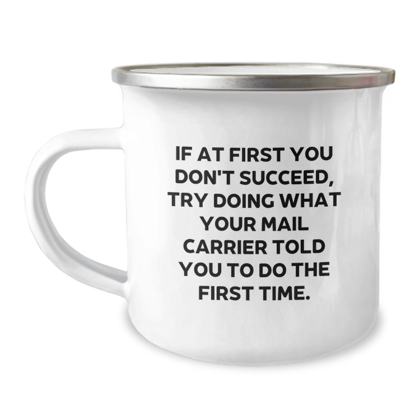 Funny Mail Carrier Quote Gifts from Friends, Camping Mug for Mail Carrier, Birthday Unique Gifts for Her - Image 1