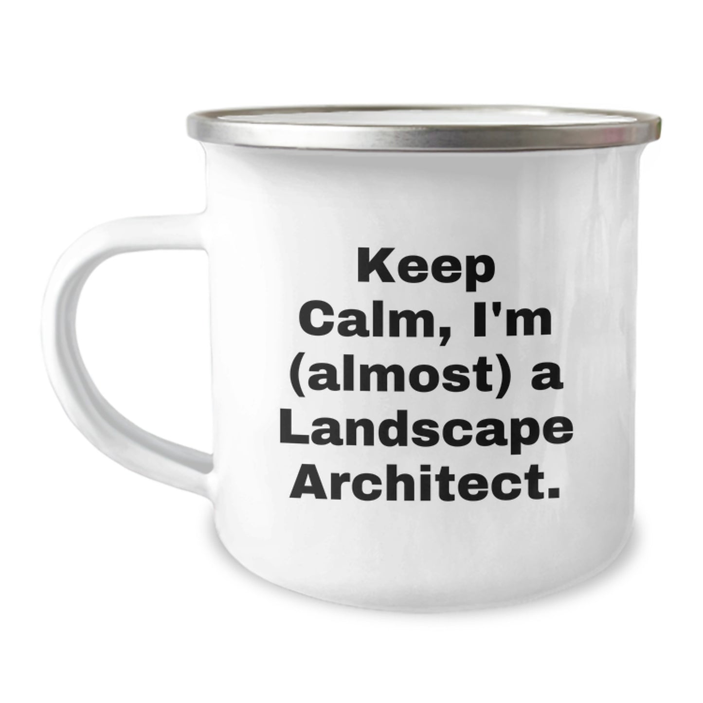 Funny Landscape Architect Gifts from Friends, Keep Calm I'm (almost) A Landscape Architect., Birthday Unique Gifts for Him - Image 1