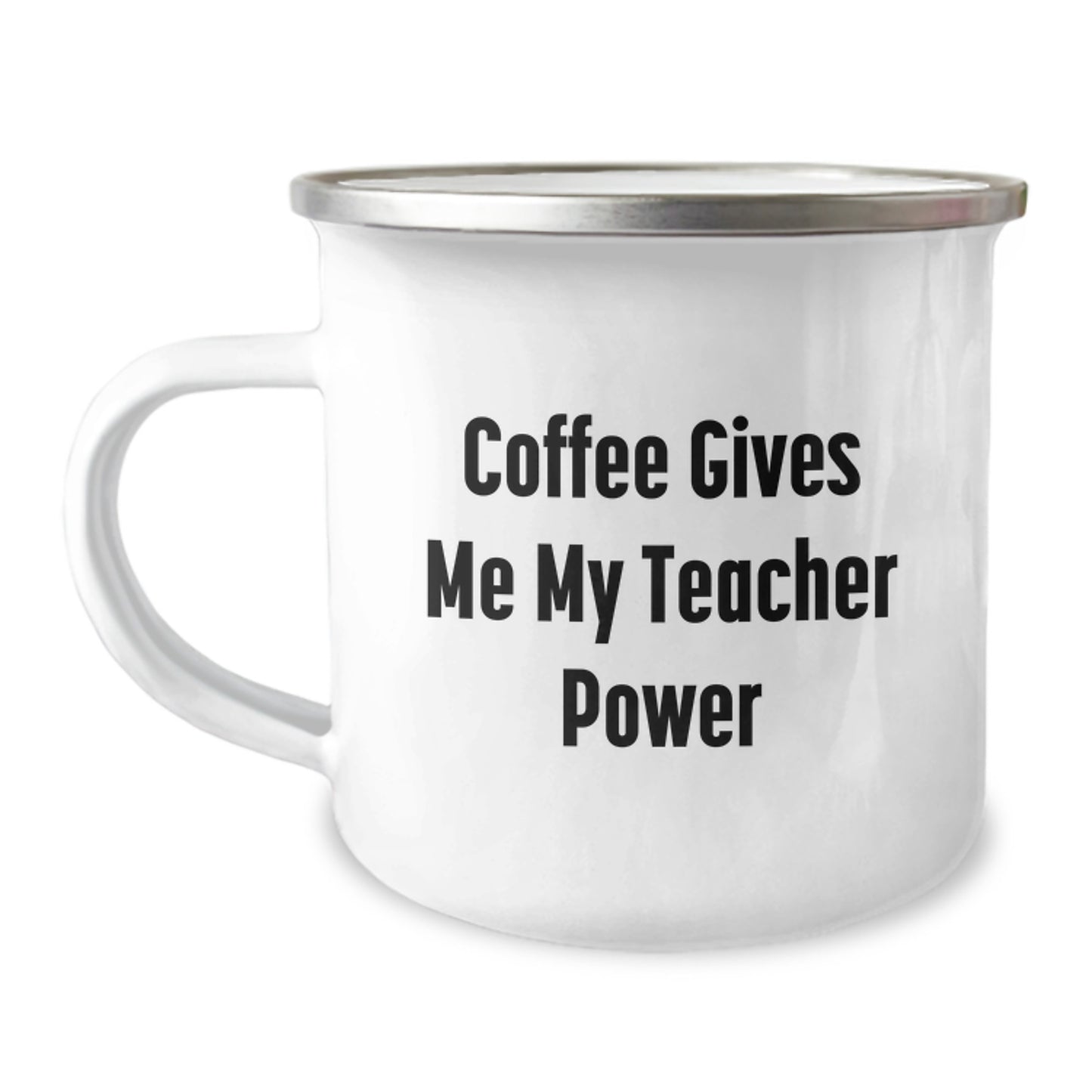 Teachers Love Coffee, Gifts from Coworkers for Graduation Teacher, Funny Camping Mug - Image 1