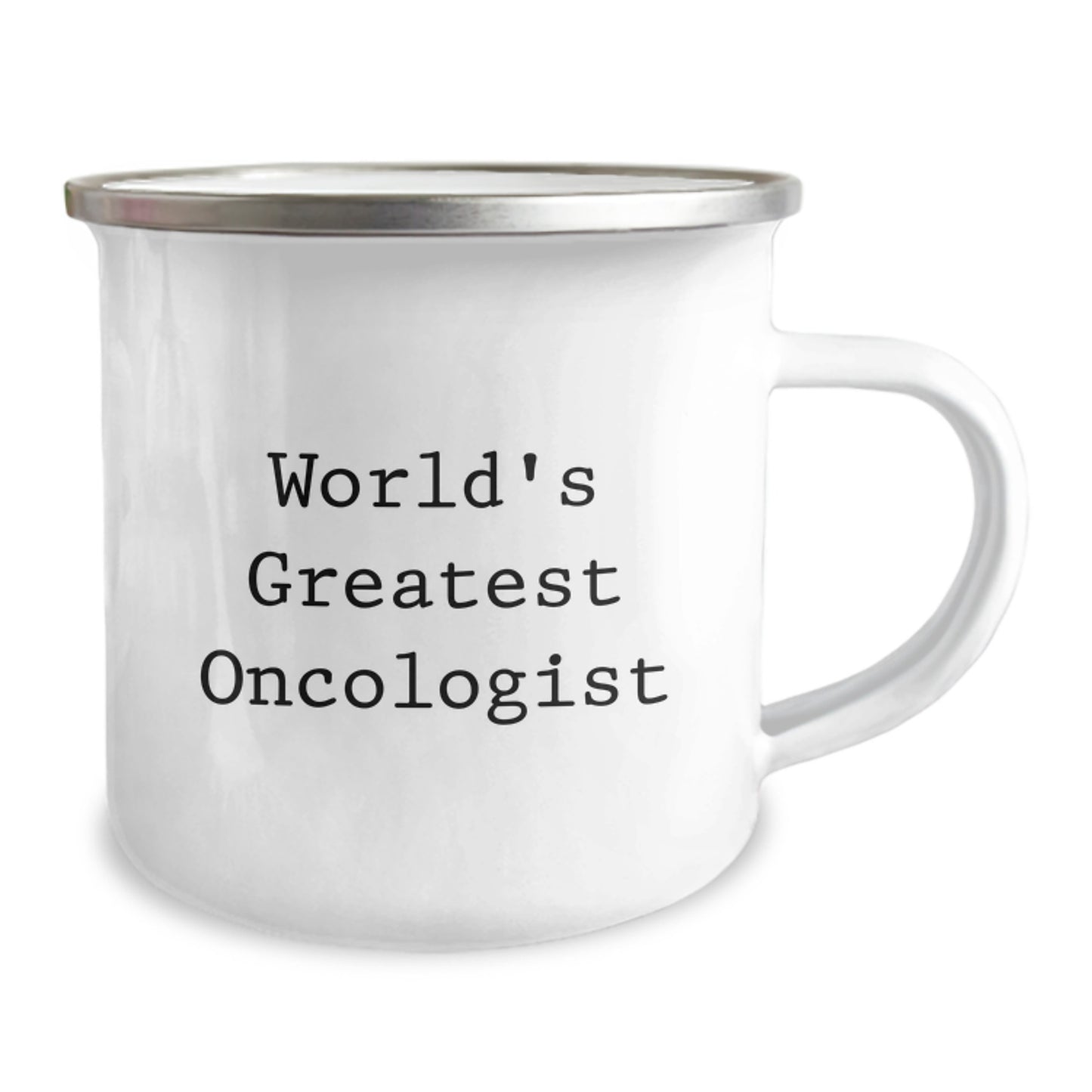 Inspiring Oncologist Gifts from Friends - World's Greatest Quote Funny Camping Mug for Birthday - Image 2