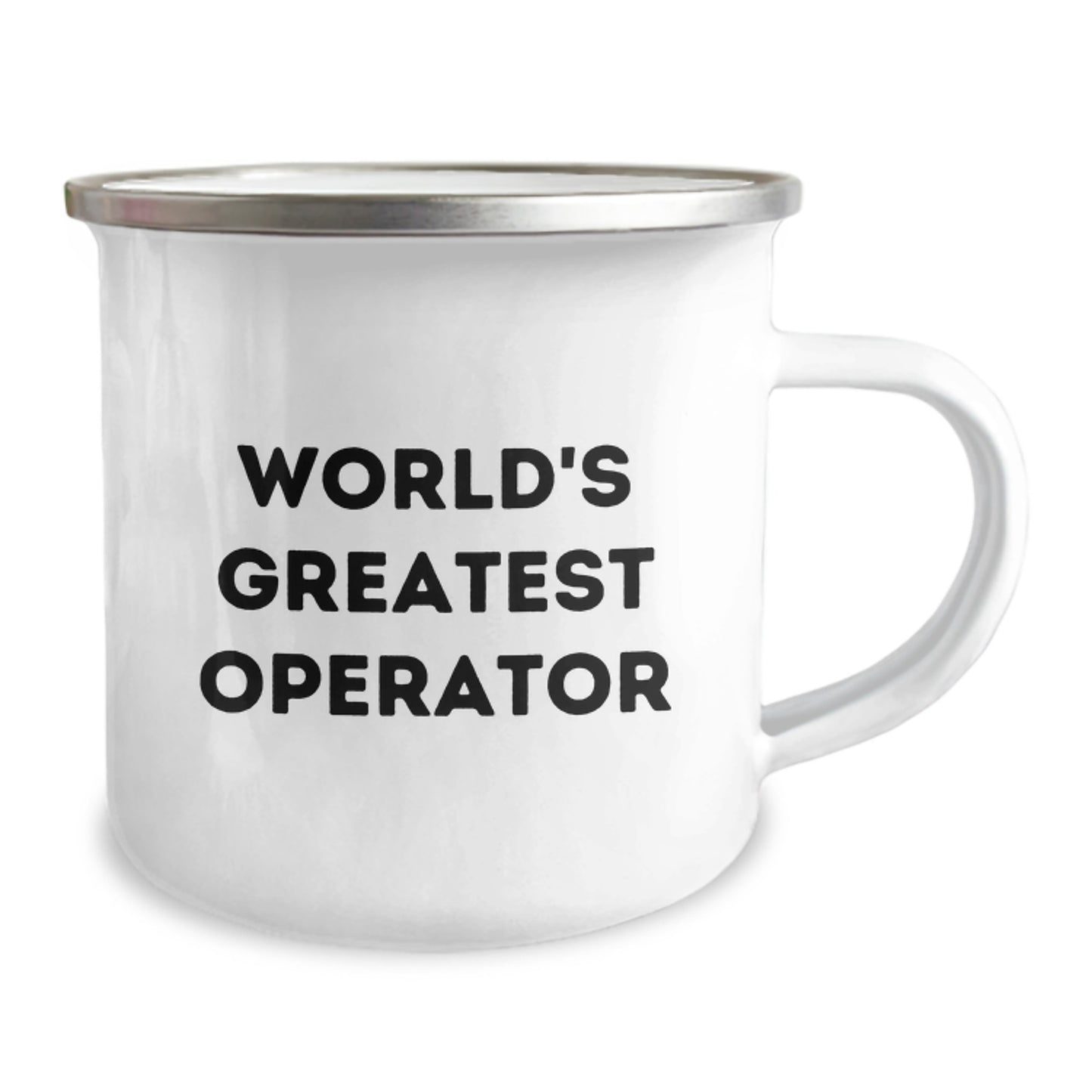 World's Greatest Operator Funny Camping Mug Gifts from Friends, Operator Camping Mug for Men, Women, Coworkers, Unique Christmas Unique Gifts - Image 2