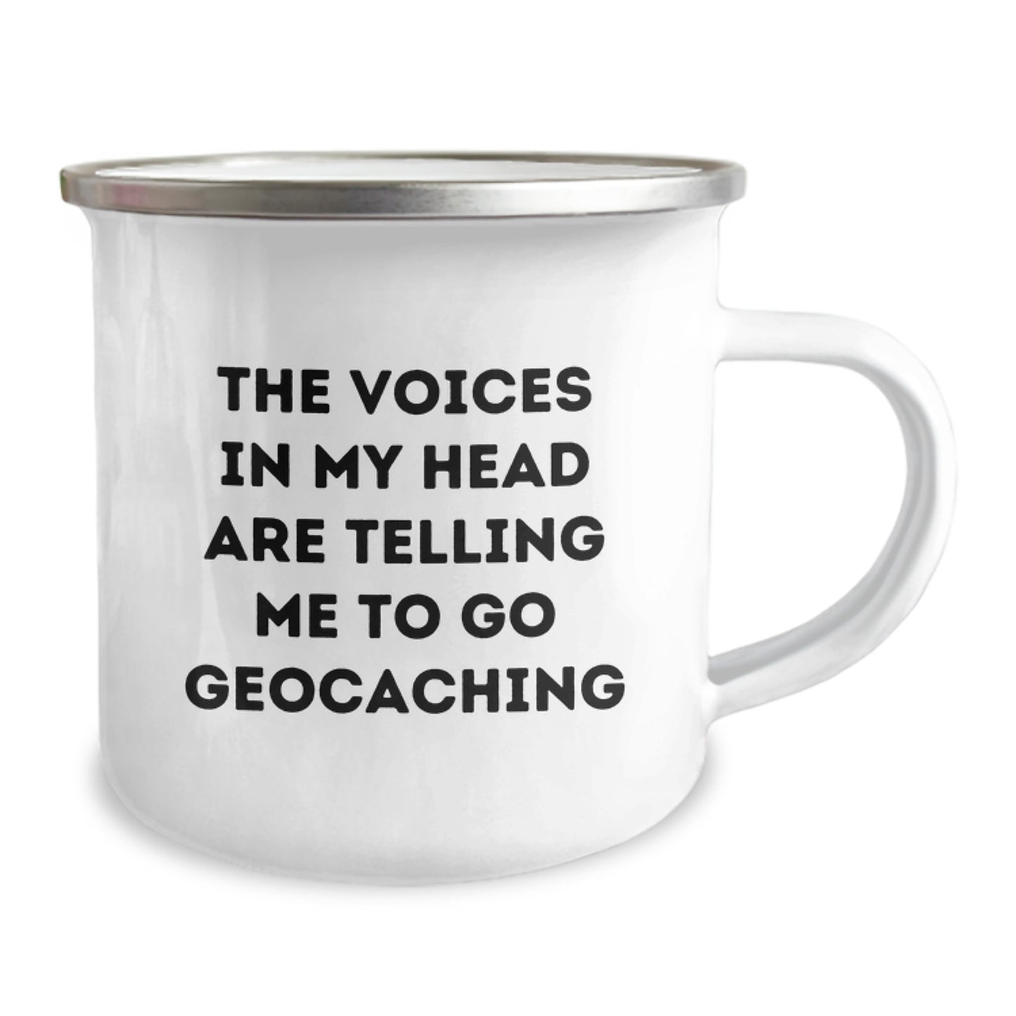 Funny Geocaching Gifts for Men and Women - The Voices In My Head Are Telling Me To Go Geocaching Graduation Unique Gifts from Friends, Family, Coworkers - Camping Mug - Image 2