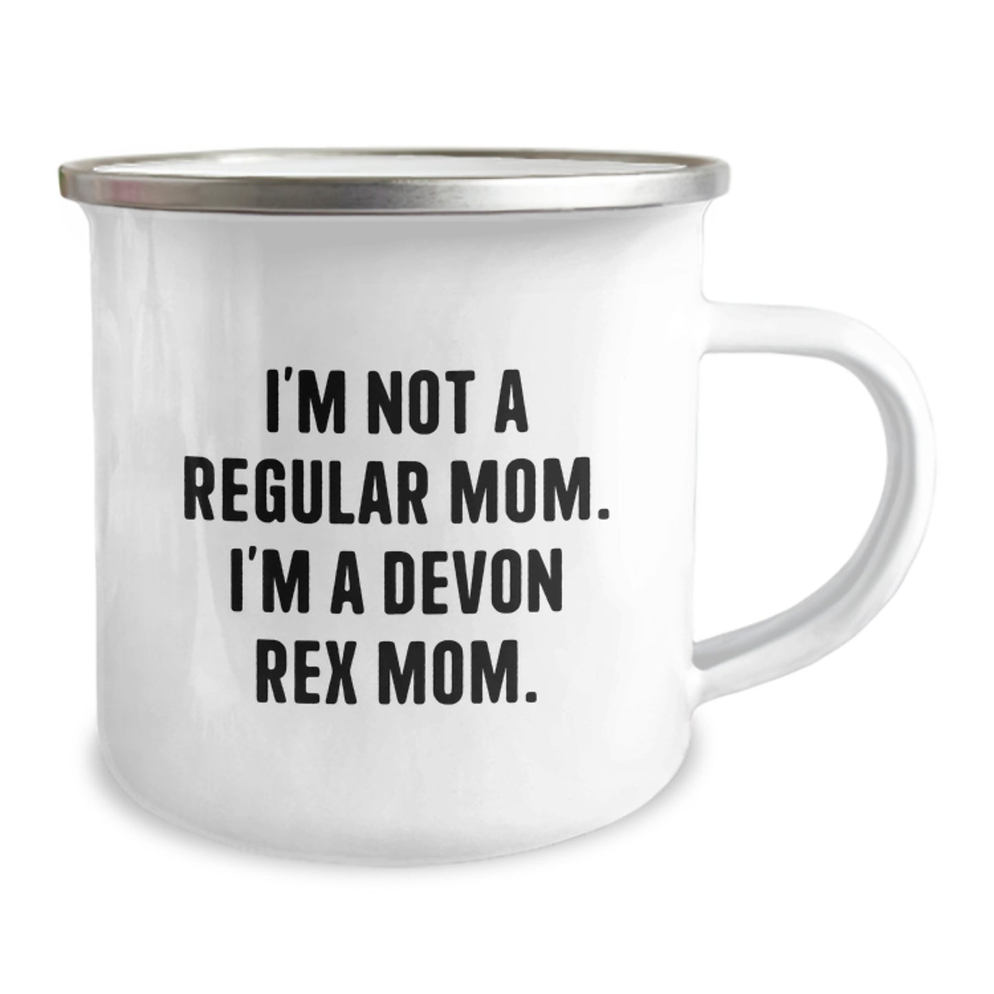 Funny Devon Rex Cat Gifts from Mom - Camping Mug for Birthday Unique Gifts - Image 2
