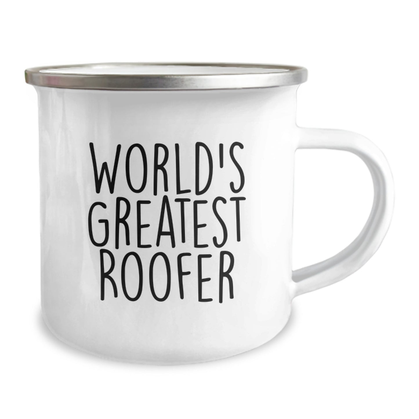 Funny Roofer Gifts for Men, World's Greatest Roofer Camping Mug, Christmas Unique Gifts from Friends or Family - Image 2