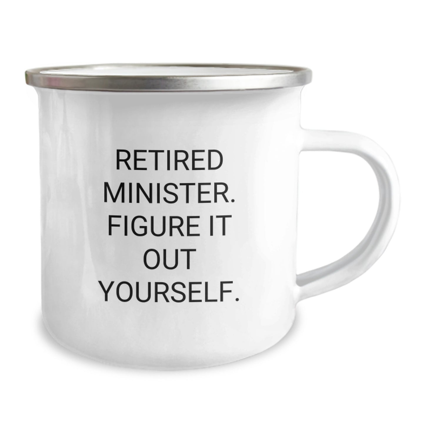 Funny Minister Gifts for Men - Retired Minister Figure It Out Yourself Camping Mug for Birthday Unique Gifts from Friends - Image 2