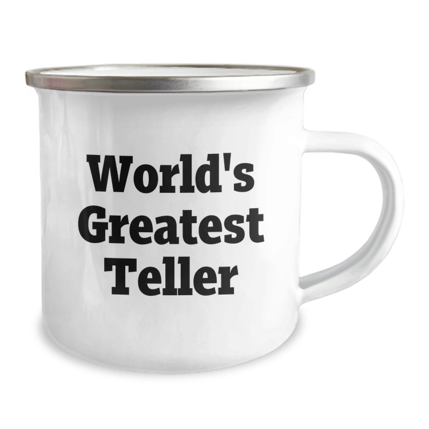 World's Greatest Teller Funny Gifts from Men to Friends for Camping Mug Graduation Unique Gifts - Image 2
