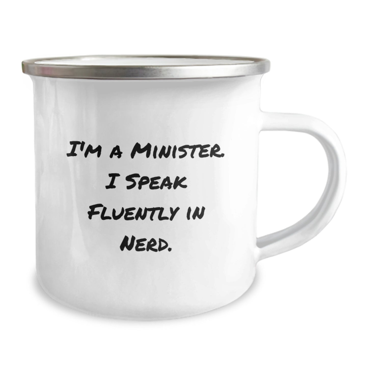 Funny Minister Quotes, Gifts for Minister from Friends, Unique Camping Mug for Graduation - Image 2