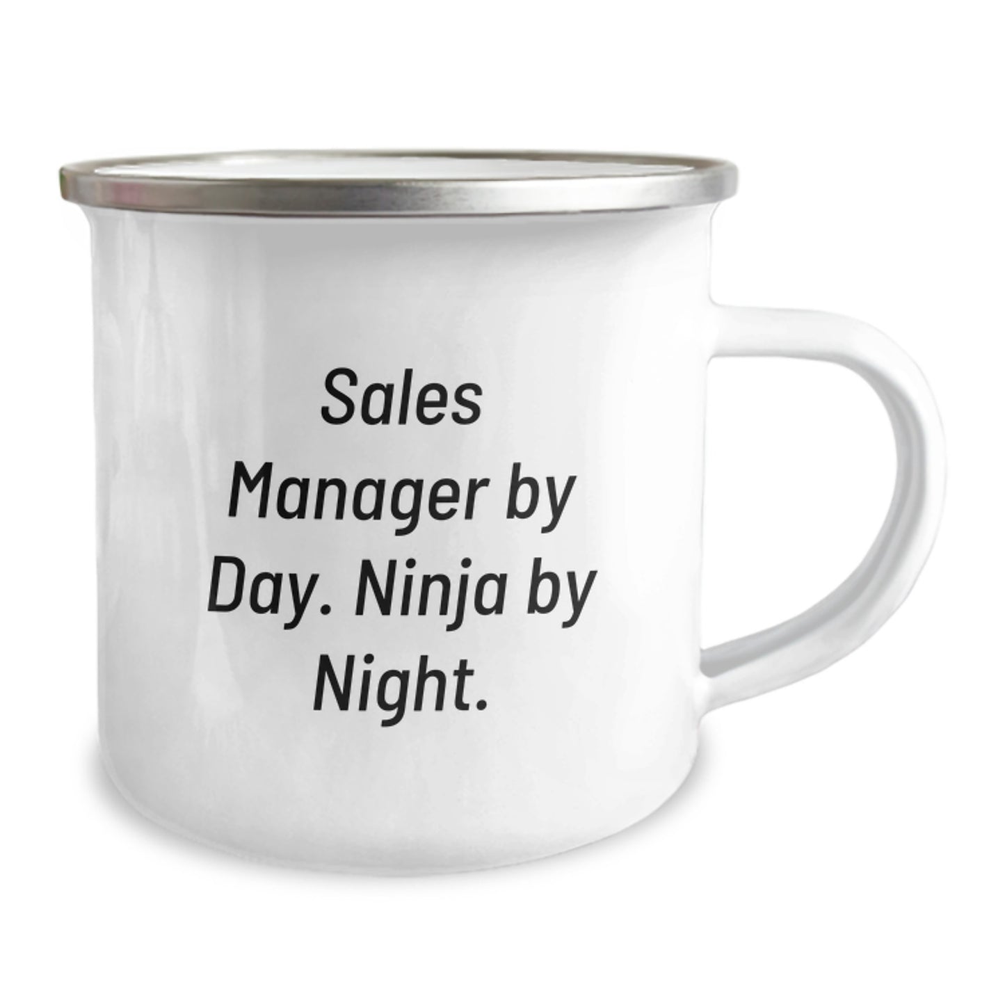 Cute Sales Manager Gifts for Men from Friends, Sales Manager By Day. Ninja By Night. Camping Mug, Unique Graduation Gifts for Sales Manager - Image 2