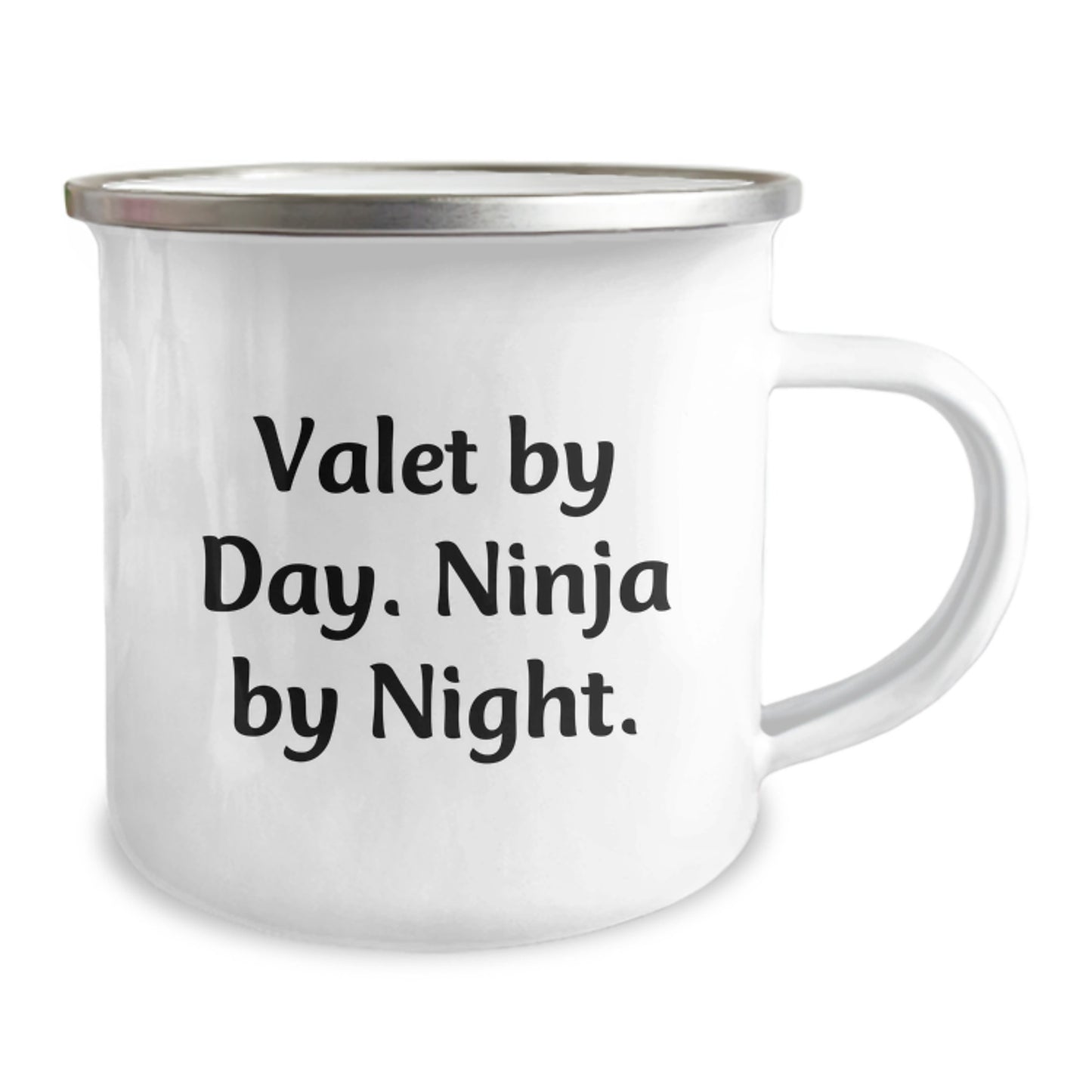 Valet By Day Ninja By Night Funny Camping Mug Christmas Unique Gifts for Valet Men from Family - Image 2