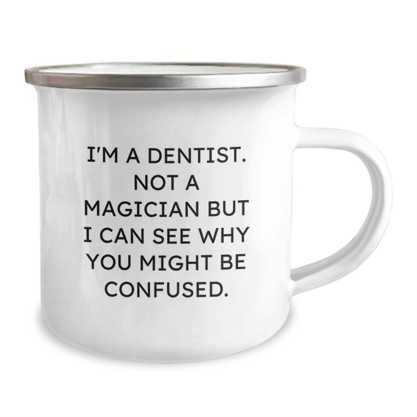Funny Dentist Birthday Unique Gifts from Friends - Camping Mug for Dentist - Image 2