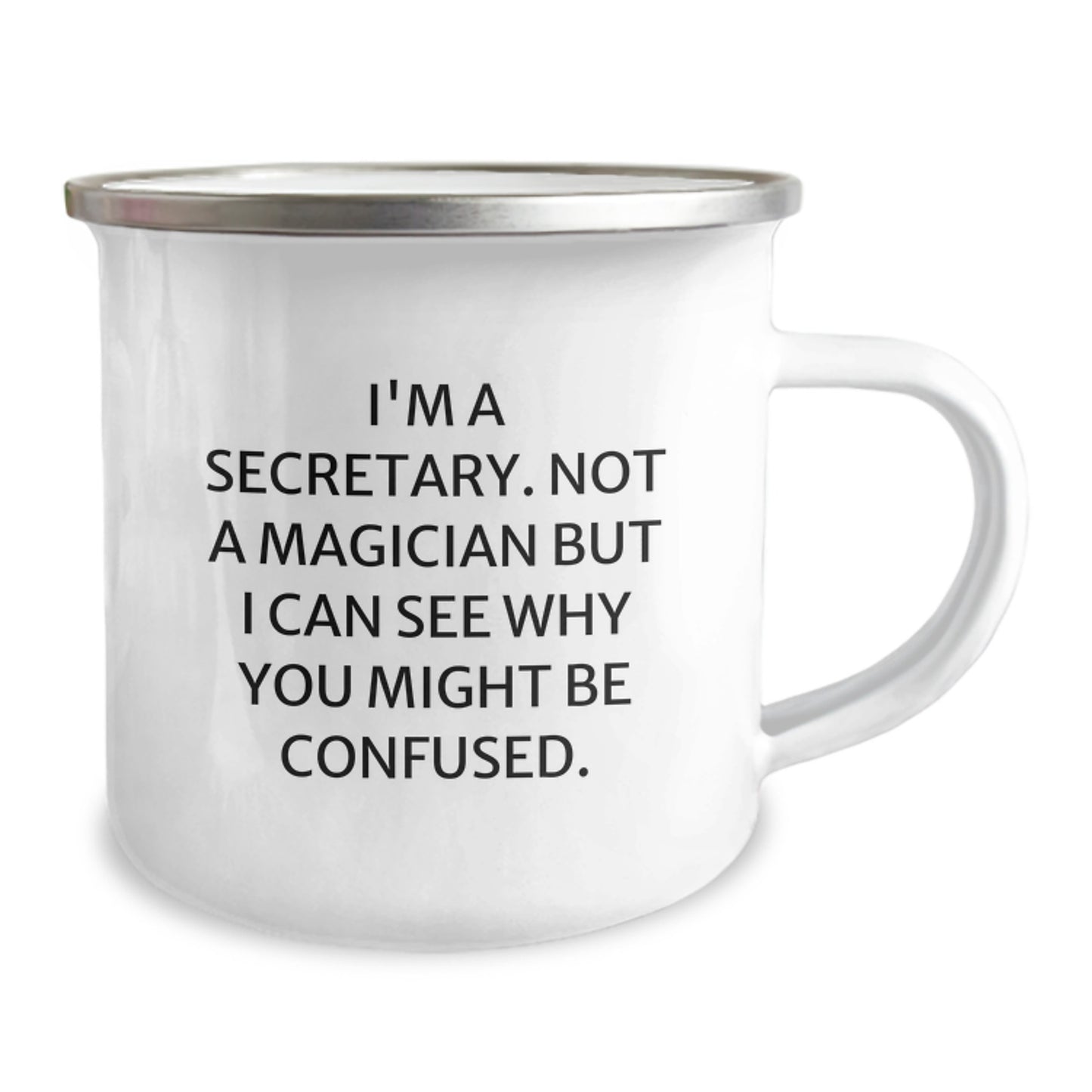 Funny Secretary Camping Mug Gifts from Friends for Birthday Unique Presents - Image 2
