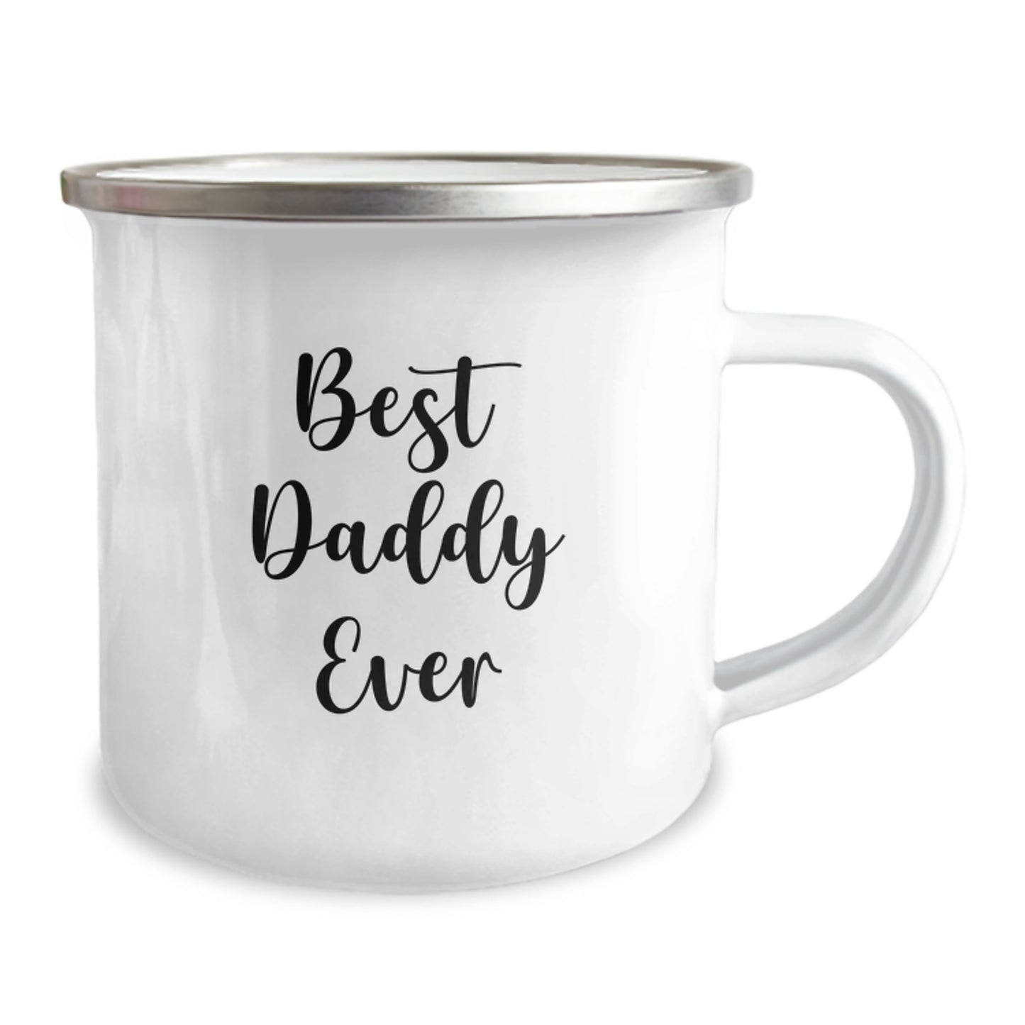 Funny Daddy Gifts, Best Daddy Ever Quote, 12 oz Camping Mug for Him, Birthday Unique Gifts from Men to Daddy - Image 2