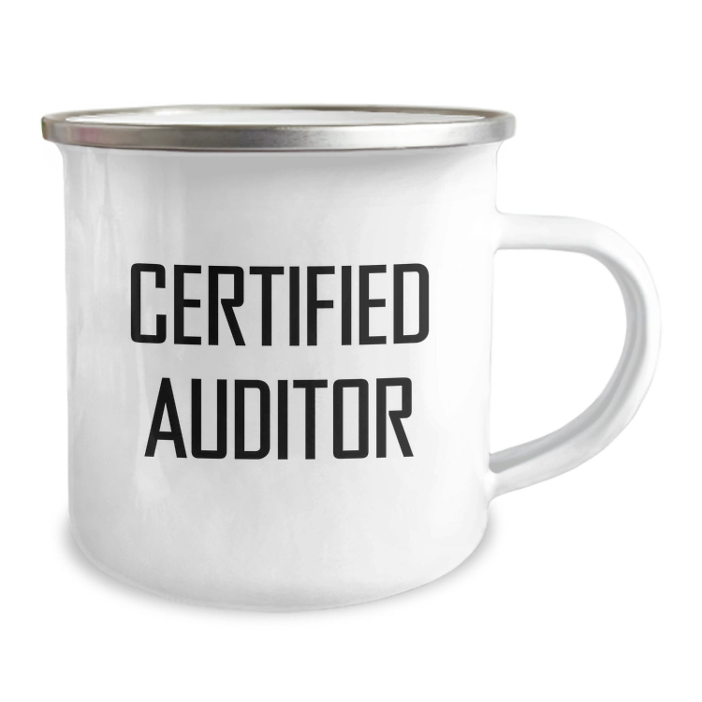 Funny Auditor Gifts for Men, Women, or Friends - 'I'm not an Auditor, I just play one on TV' Camping Mug for Birthday Celebration - Image 2