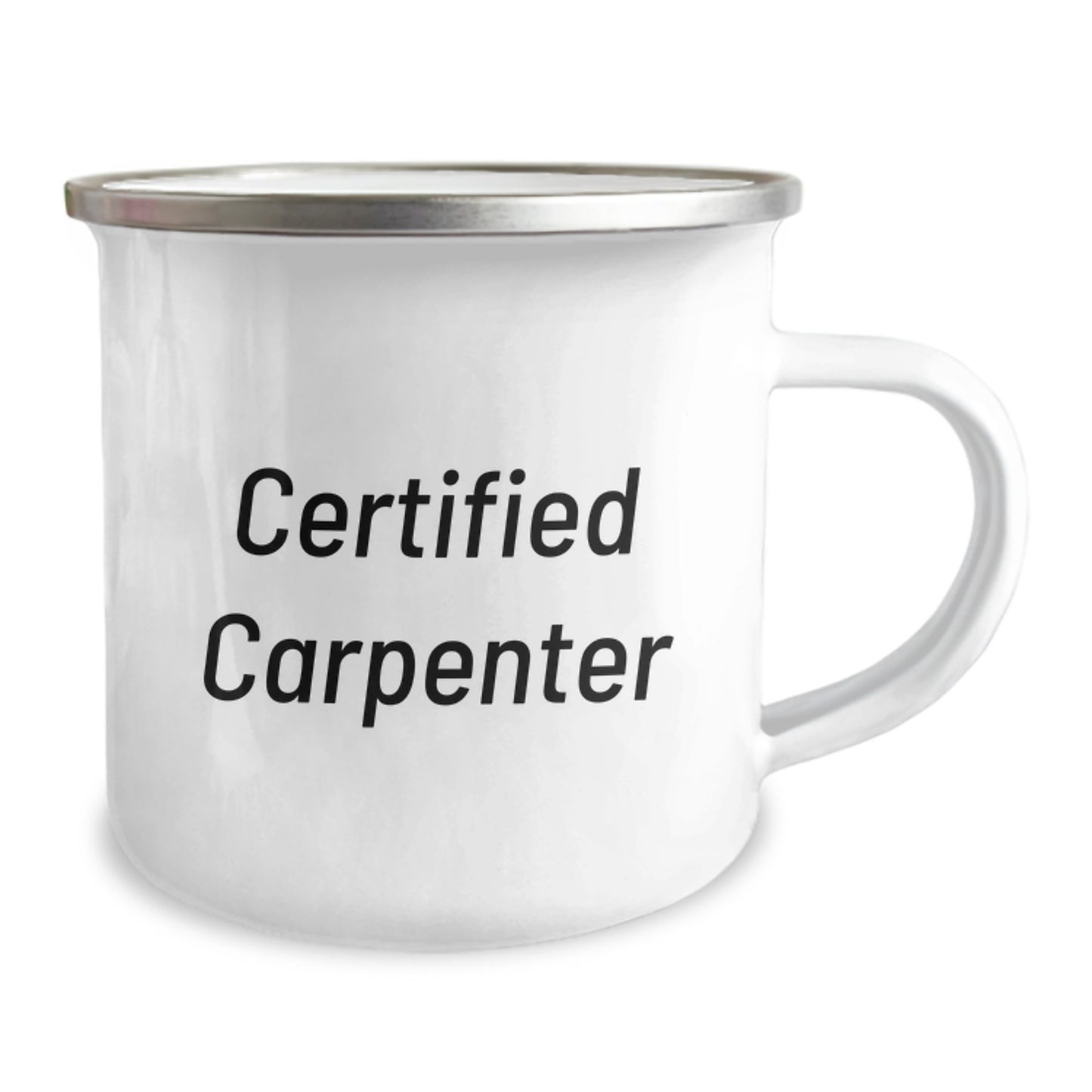 Funny Carpenter Christmas Unique Gifts from Friends for Men, Unique Camping Mug, 'I'm a Carpenter, Not a Morning Person' - Image 2