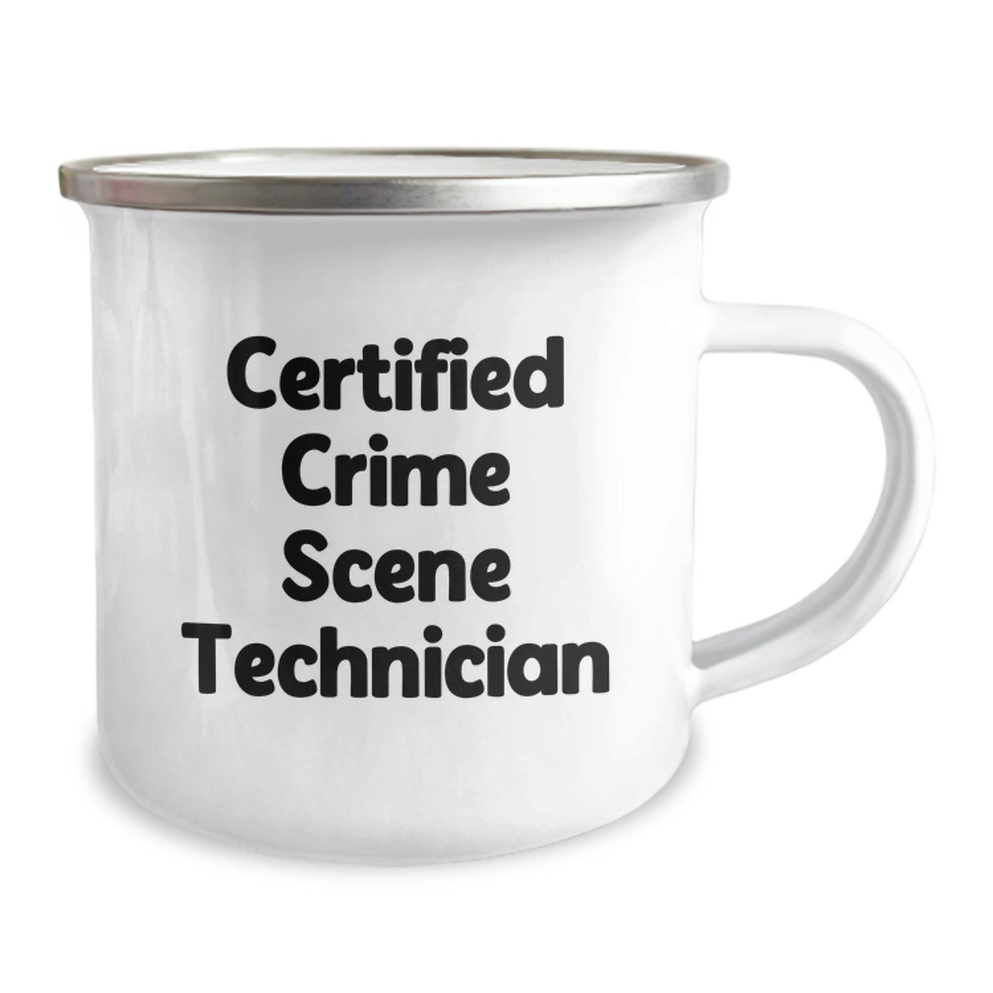 Funny Crime Scene Technician Gifts | Birthday Unique Gifts for Crime Scene Technician Friends from Camping Mug Lovers, 'Certified Crime Scene Technician' Quote - Image 2