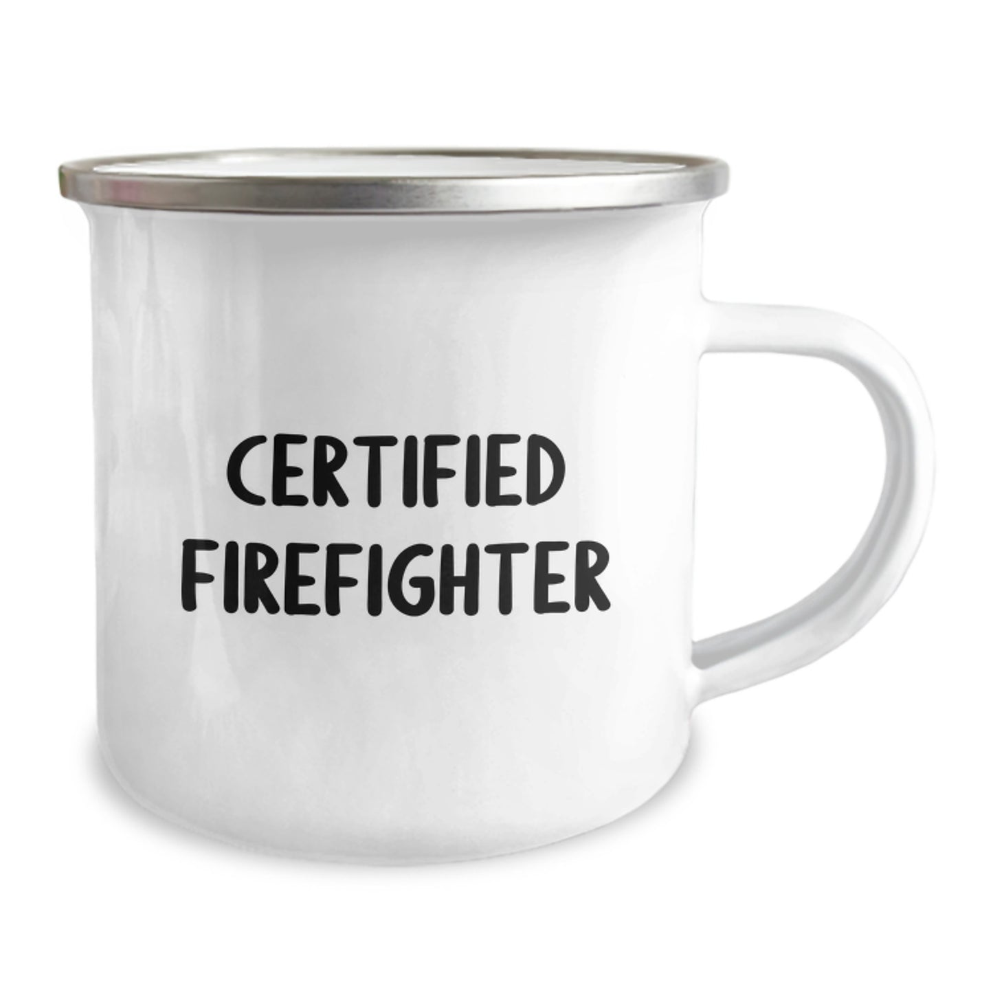 Funny Inspirational Firefighter Gifts from Friends to Birthday Men, Unique Camping Mug for Firefighter Heroes, 'You're the Spark That Ignites the Flame' - Image 2