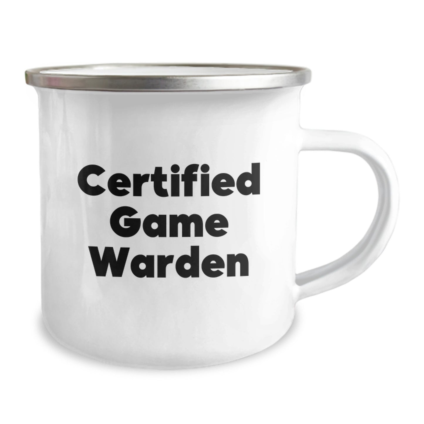 Funny Game Warden Gifts from Men - Certified Game Warden Valentine's Unique Gifts for Game Wardens - Camping Mug - Image 2
