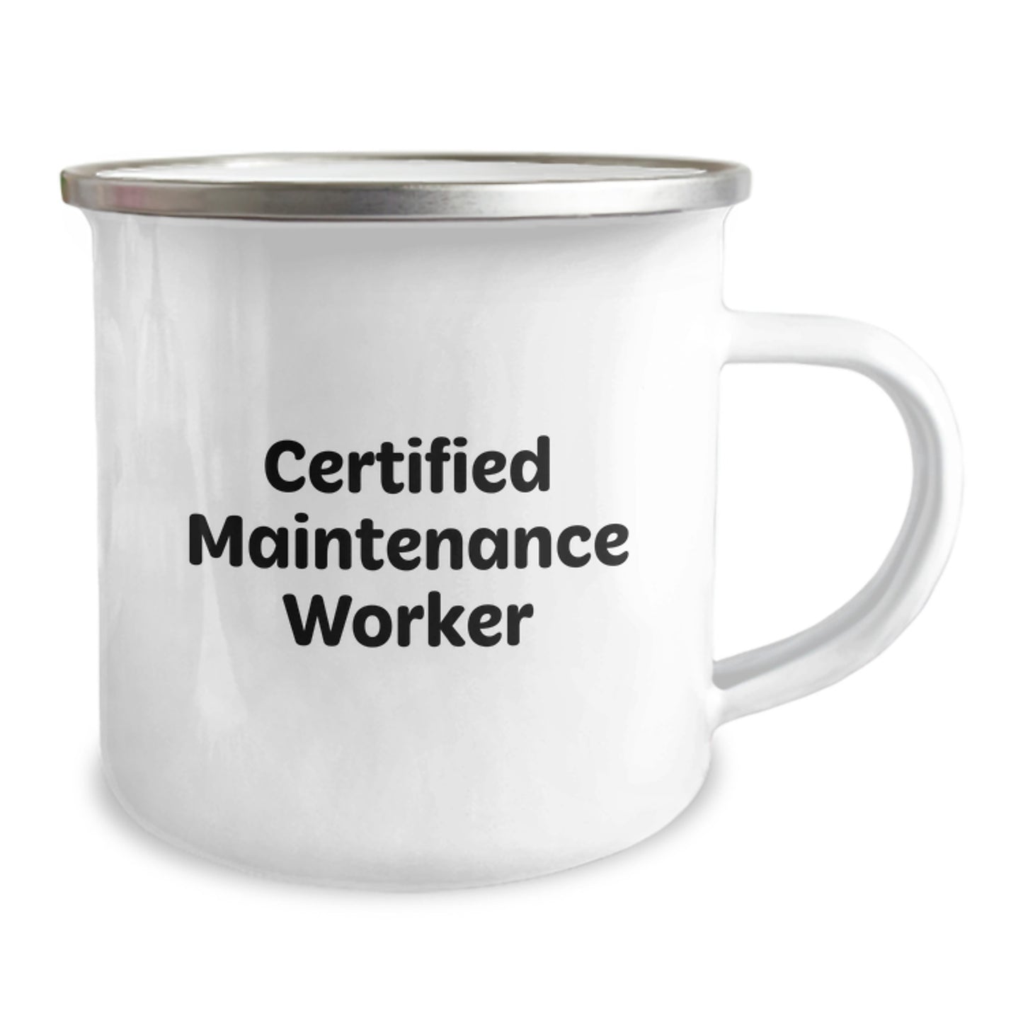 Funny Maintenance Worker Gifts from Friends - Birthday Unique Gifts for Certified Maintenance Worker Camping Mug - Image 2