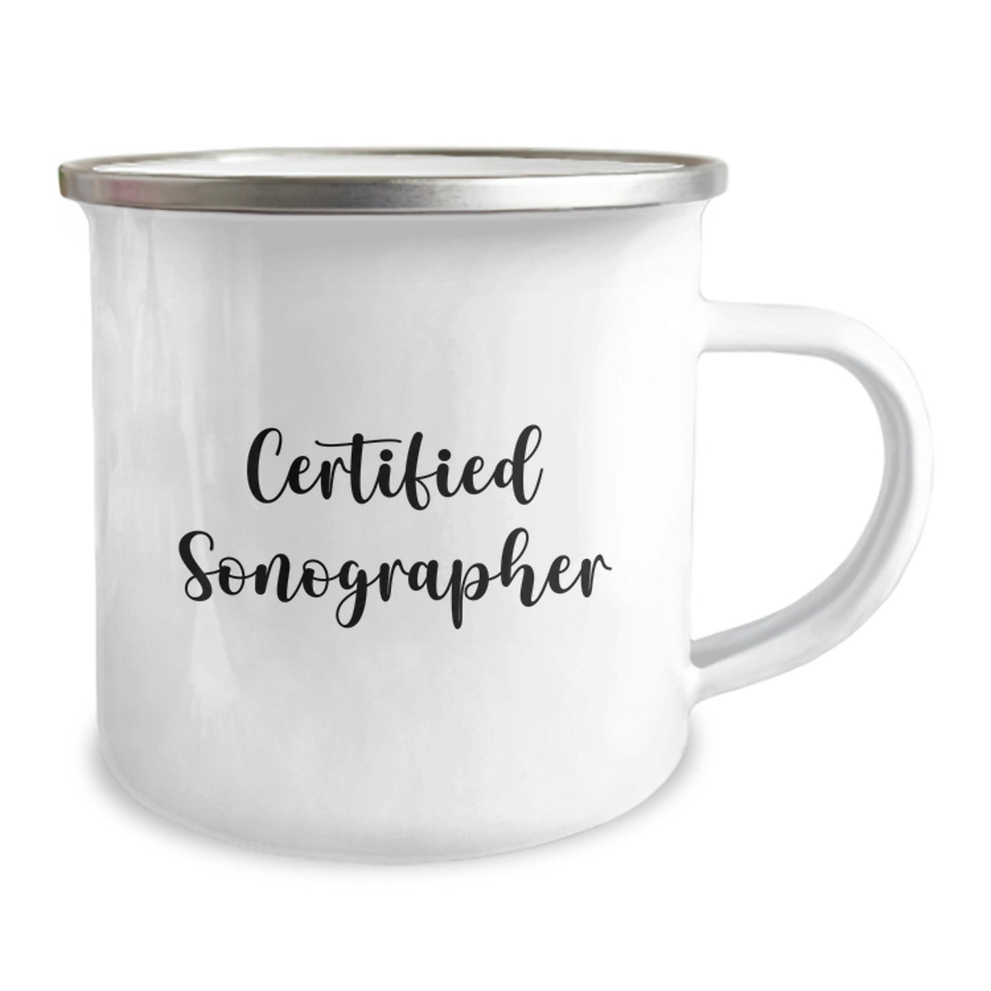 Funny Sonographer Gifts for Men, Unique Christmas Unique Gifts from Friends for Certified Sonographer, Camping Mug - Image 2