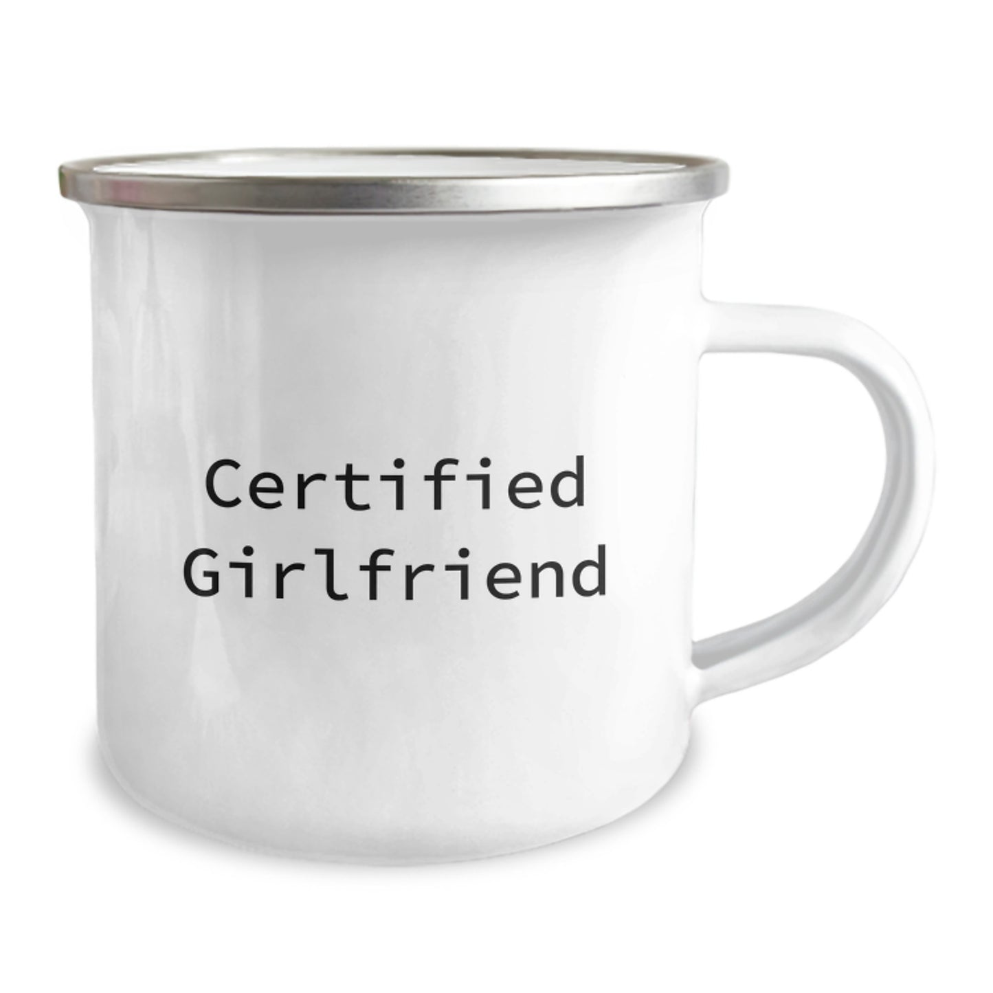 Funny Sweetheart Gifts from Men for Her Graduation, Camping Mug with Quote 'Certified Sweetheart' - Unique Gifts for Her - Image 2