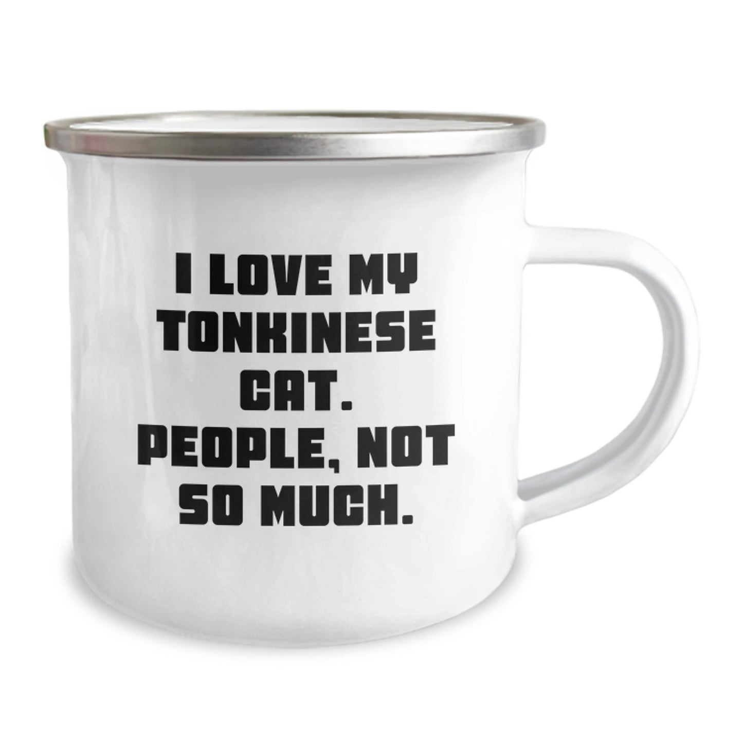 Tonkinese Cat Camping Mugs Funny Gift for Men Women Friends Family - Image 2